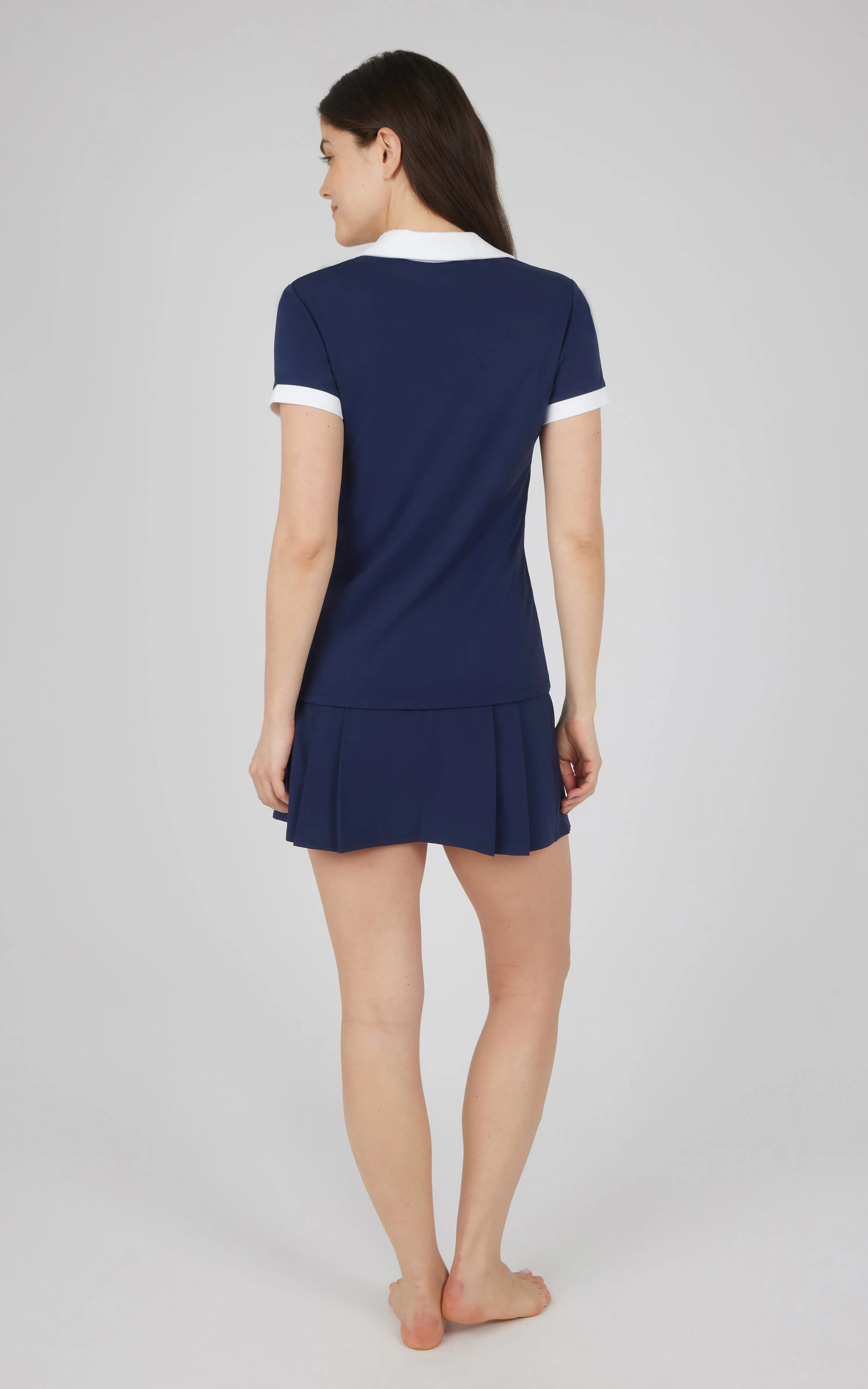 2 PC Nude Tech Polo and Lightstreme Skort Set