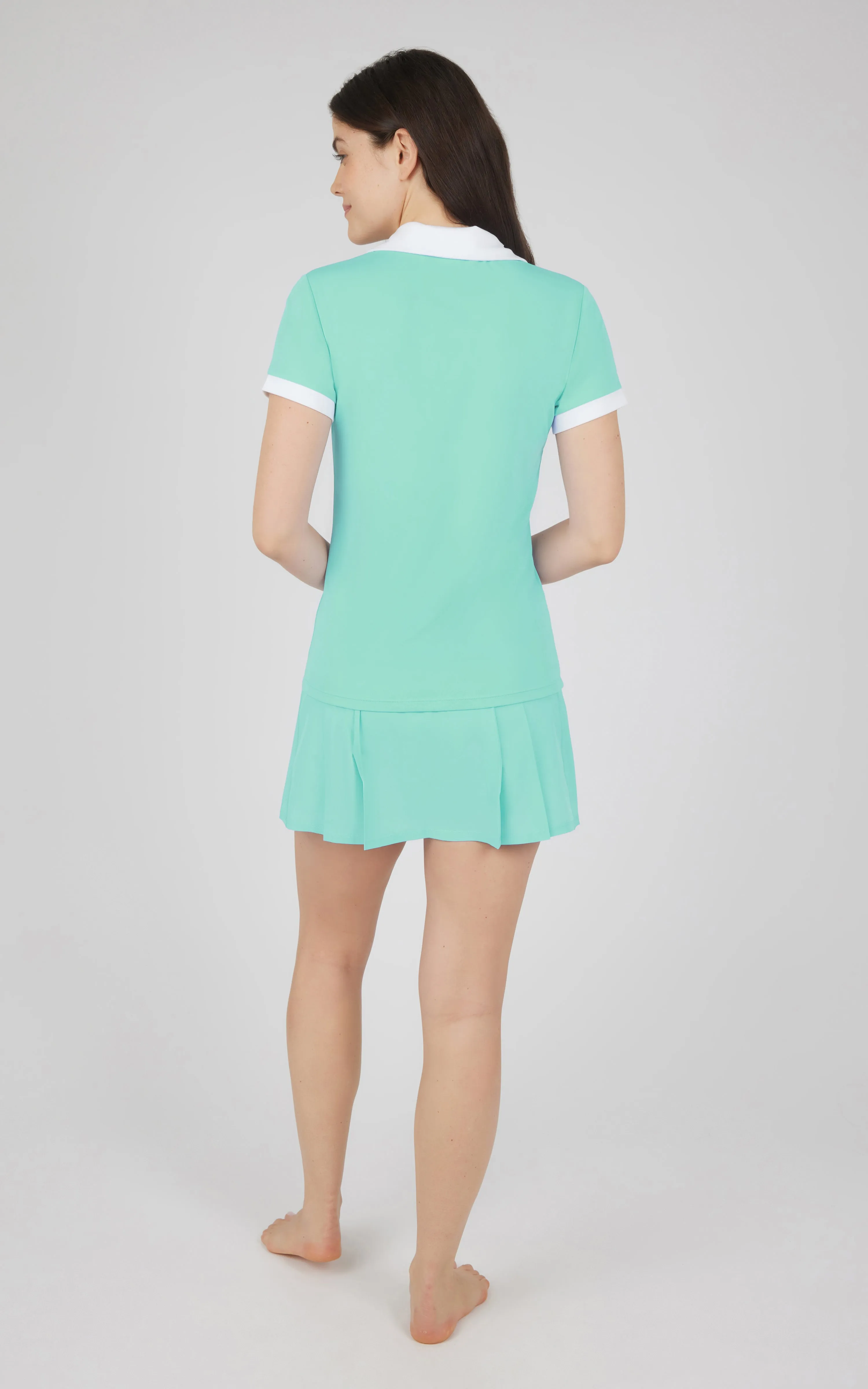 2 PC Nude Tech Polo and Lightstreme Skort Set