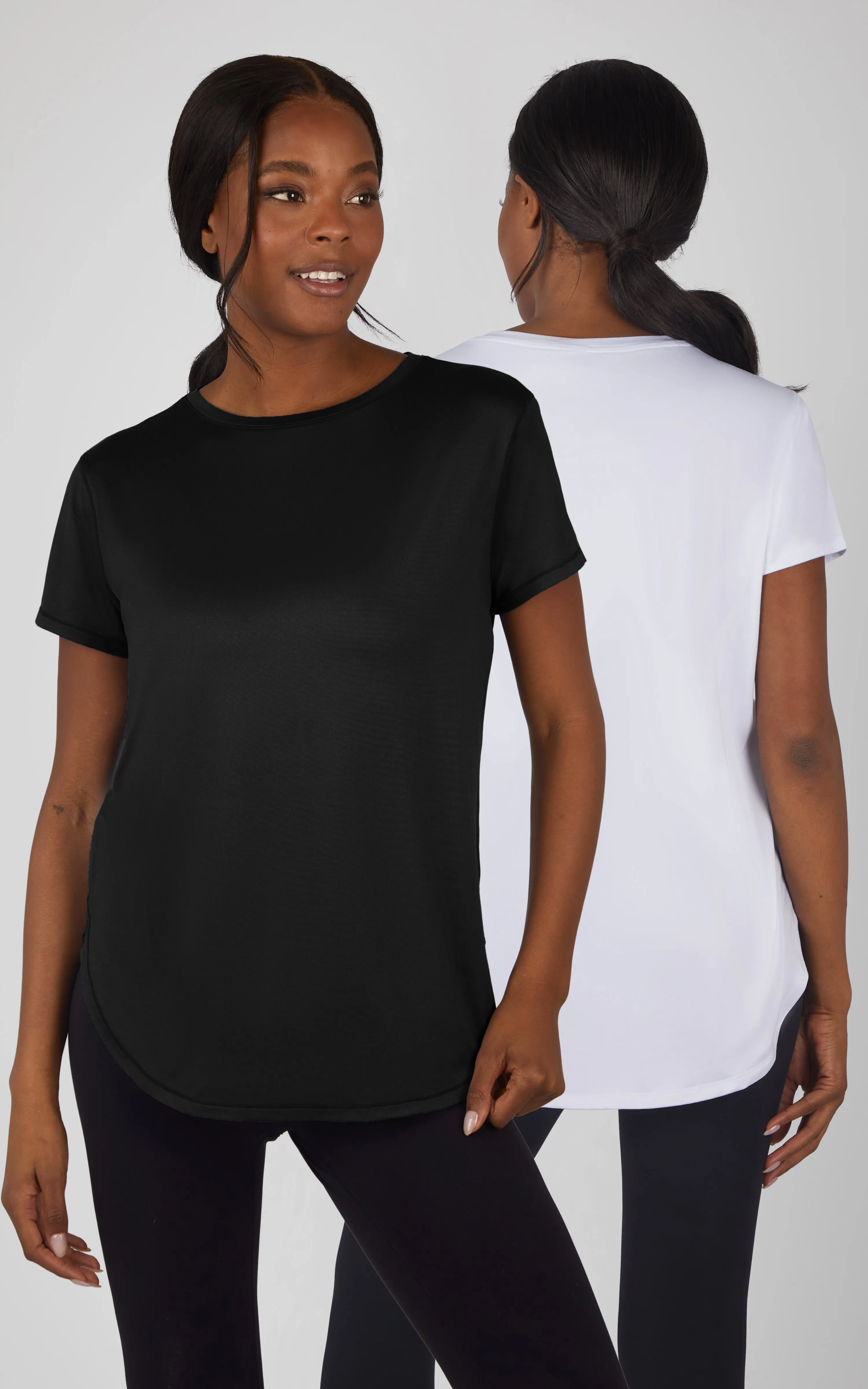 2 PK Hi Low Short Sleeve Tee