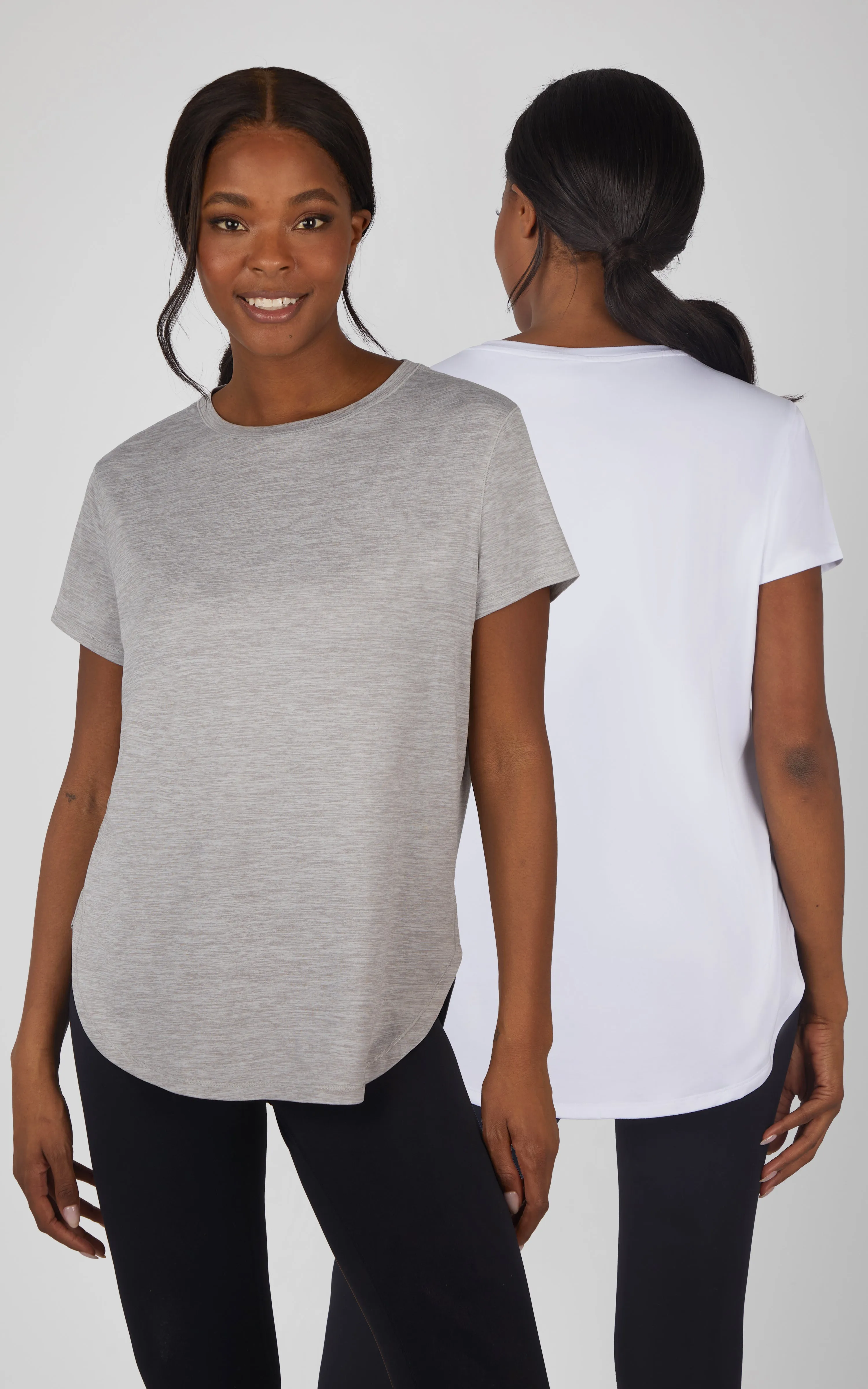 2 PK Hi Low Short Sleeve Tee