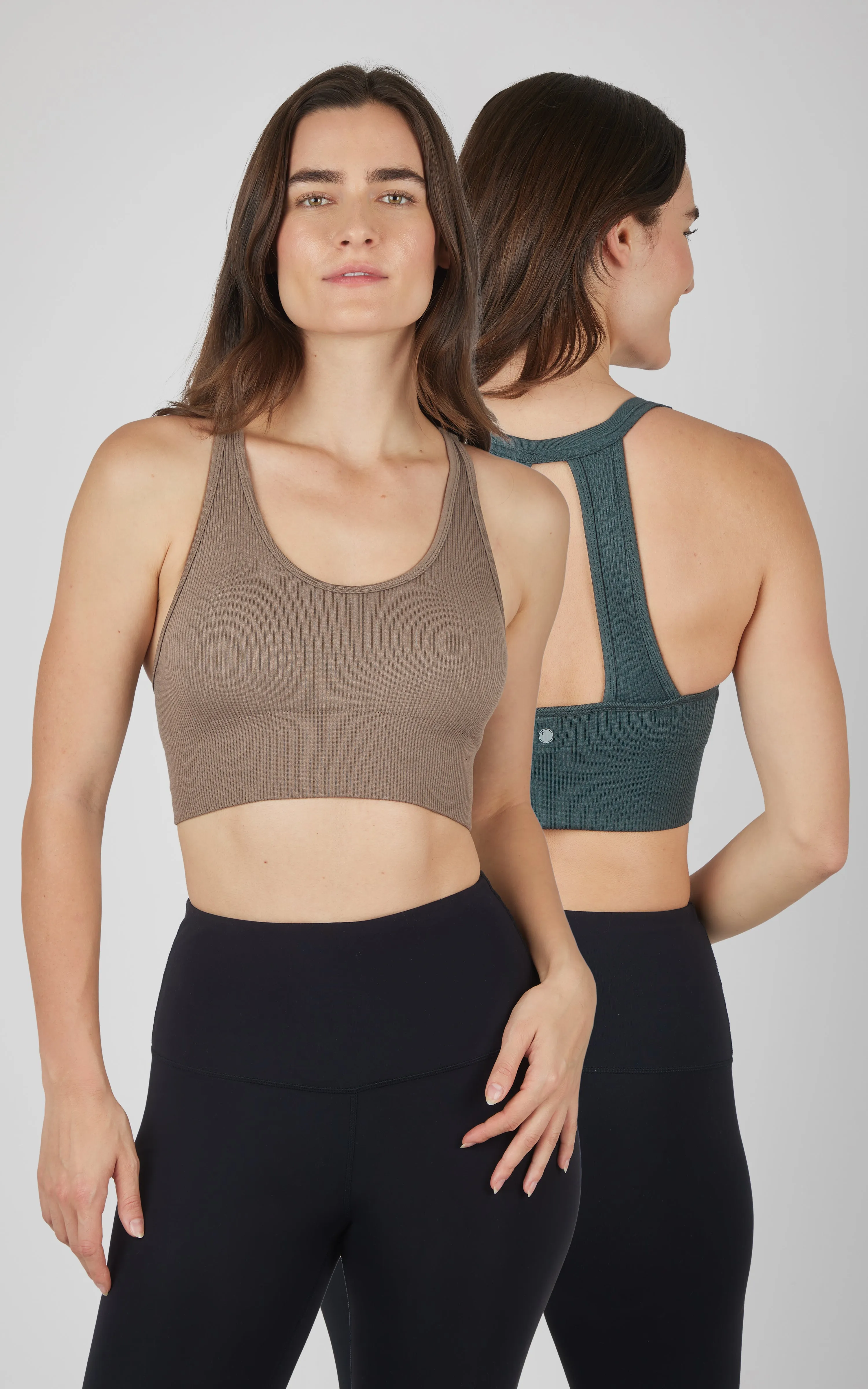 2 PK Ribbed Bralette