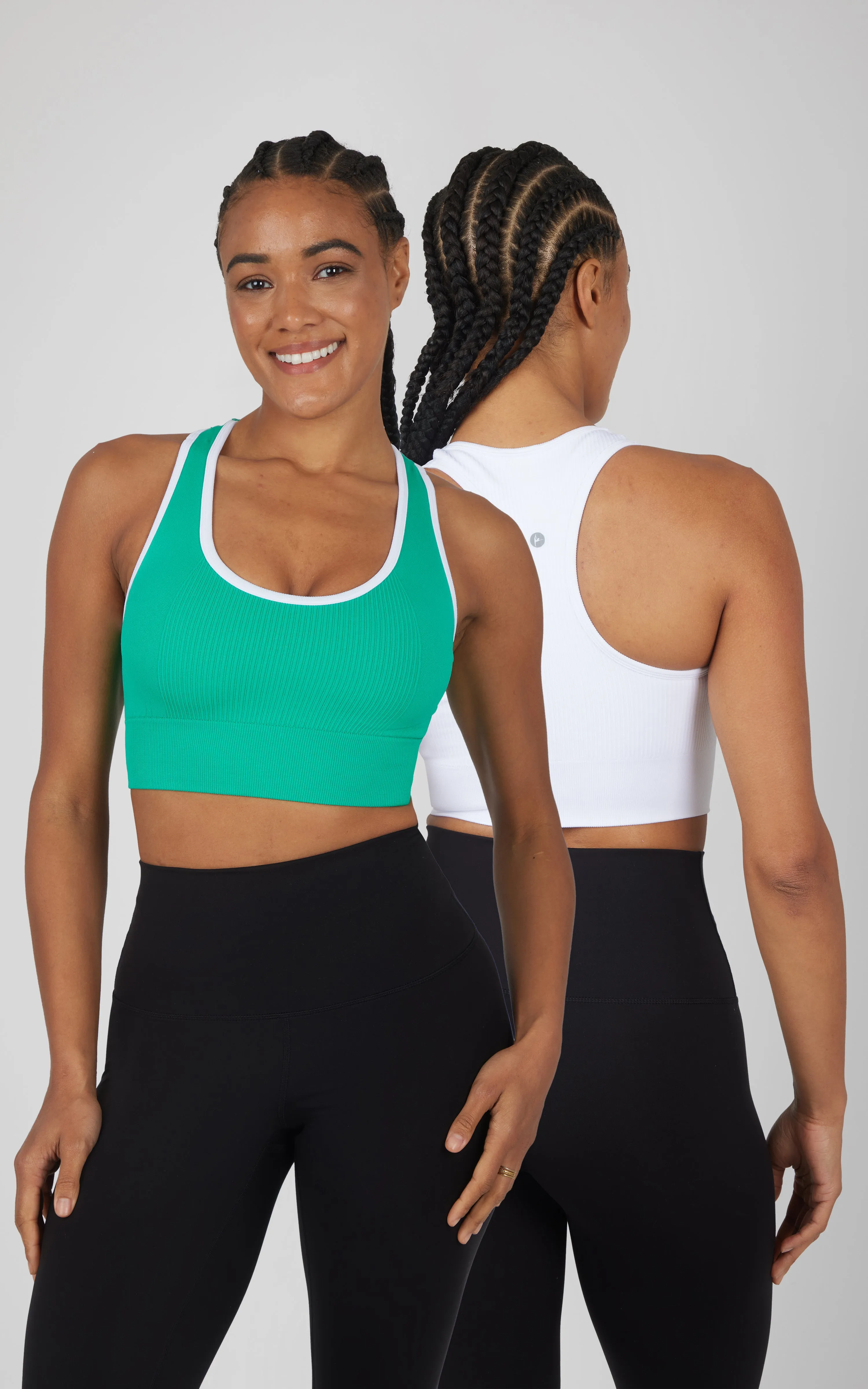 2 PK Seamless Racerback Bra