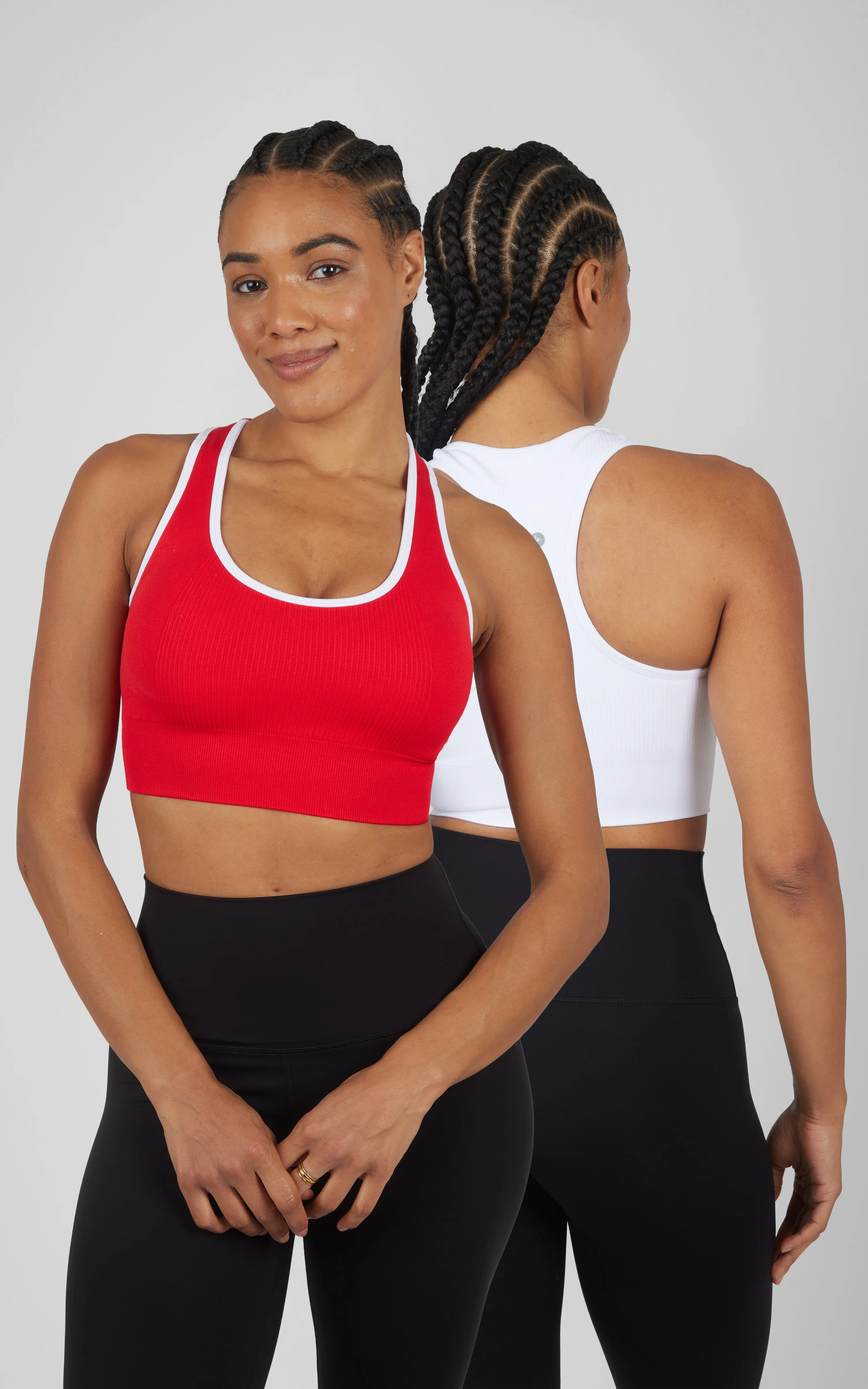 2 PK Seamless Racerback Bra