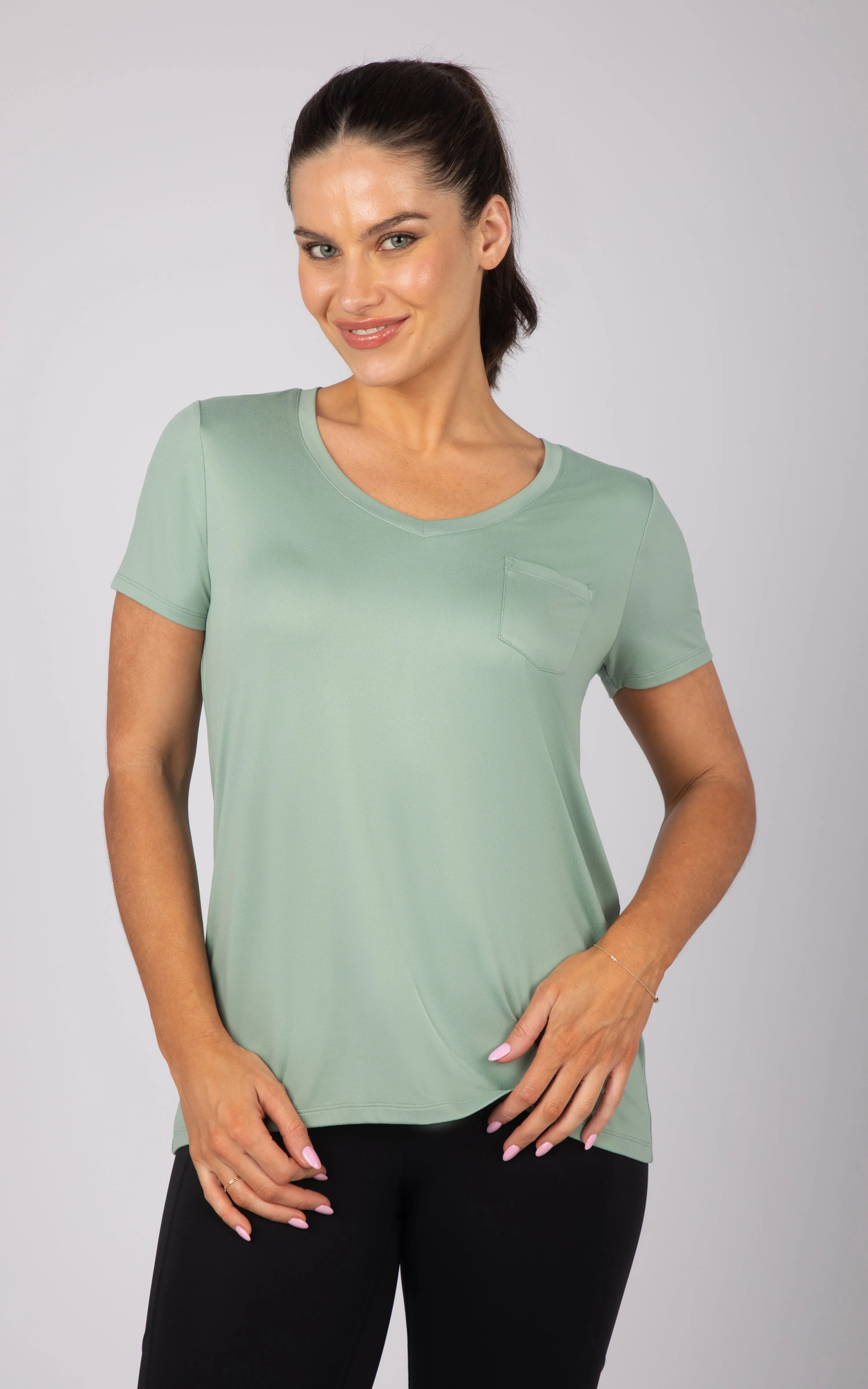 2 PK Super Soft V-Neck Short Sleeve Shirts