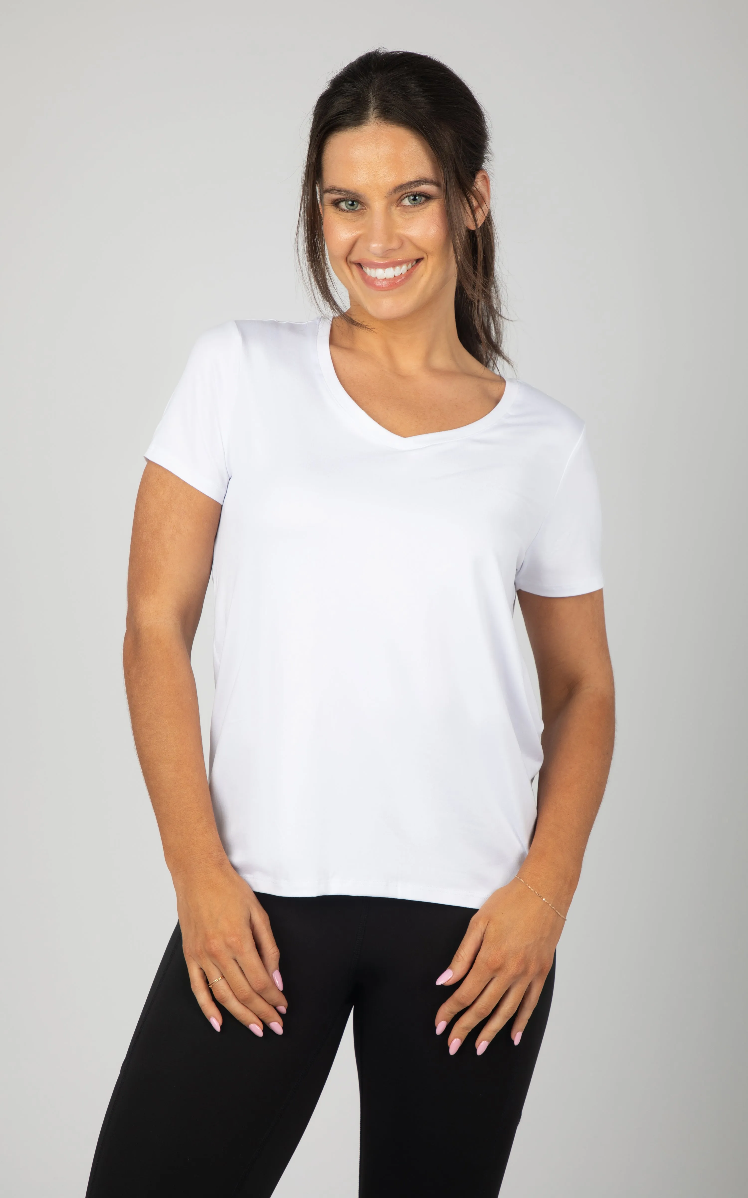 2 PK Super Soft V-Neck Short Sleeve Shirts