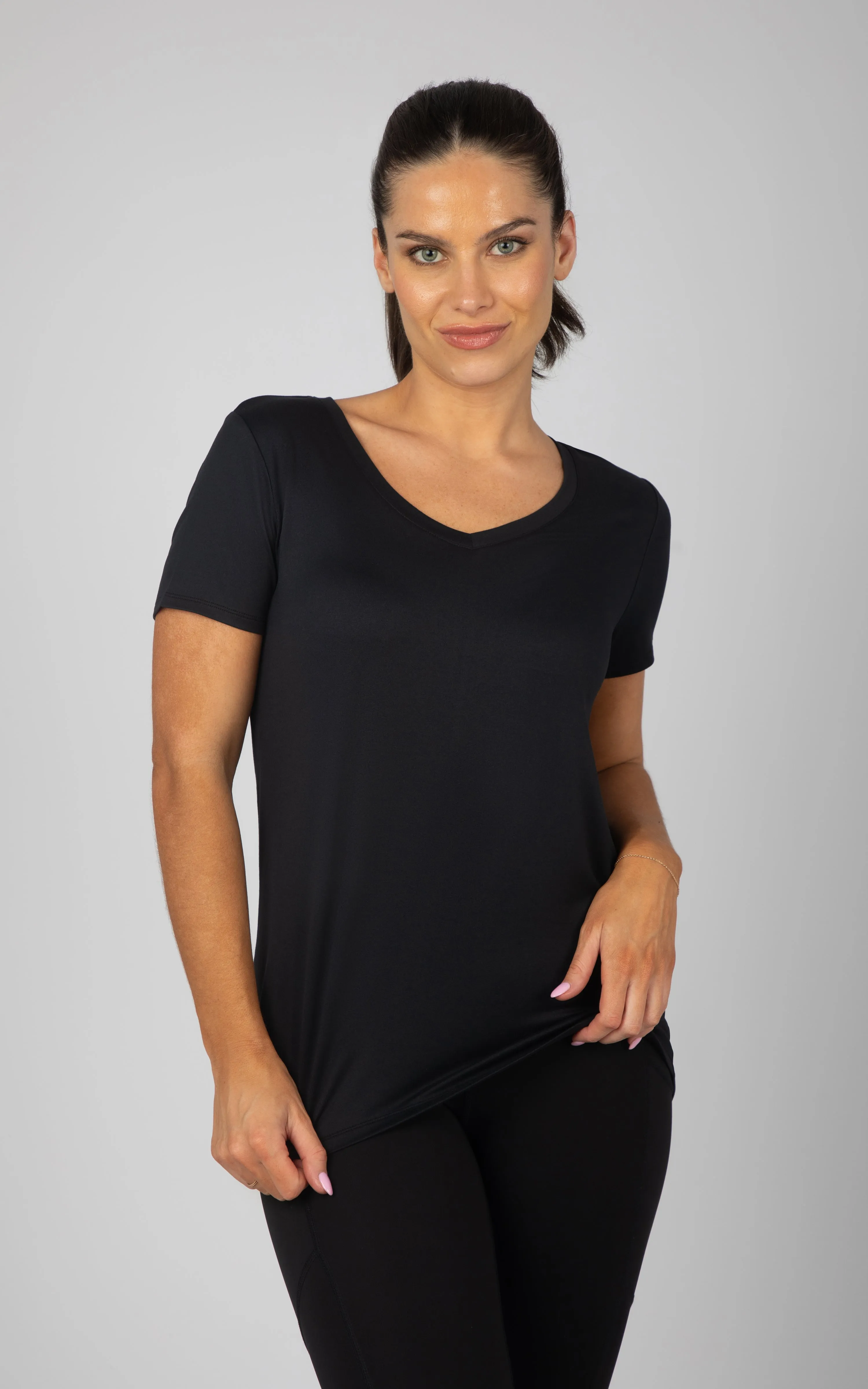 2 PK Super Soft V-Neck Short Sleeve Shirts