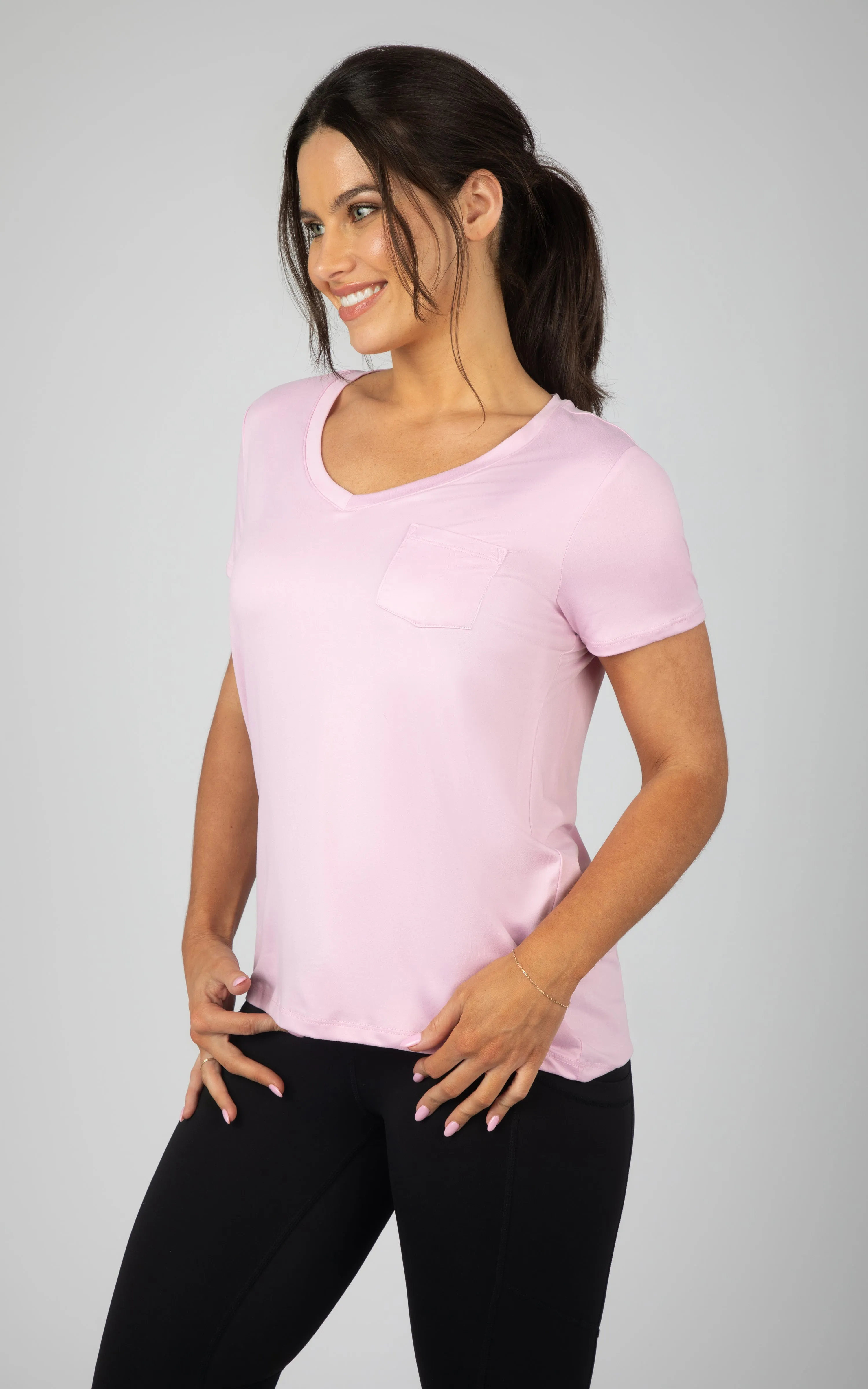 2 PK Super Soft V-Neck Short Sleeve Shirts