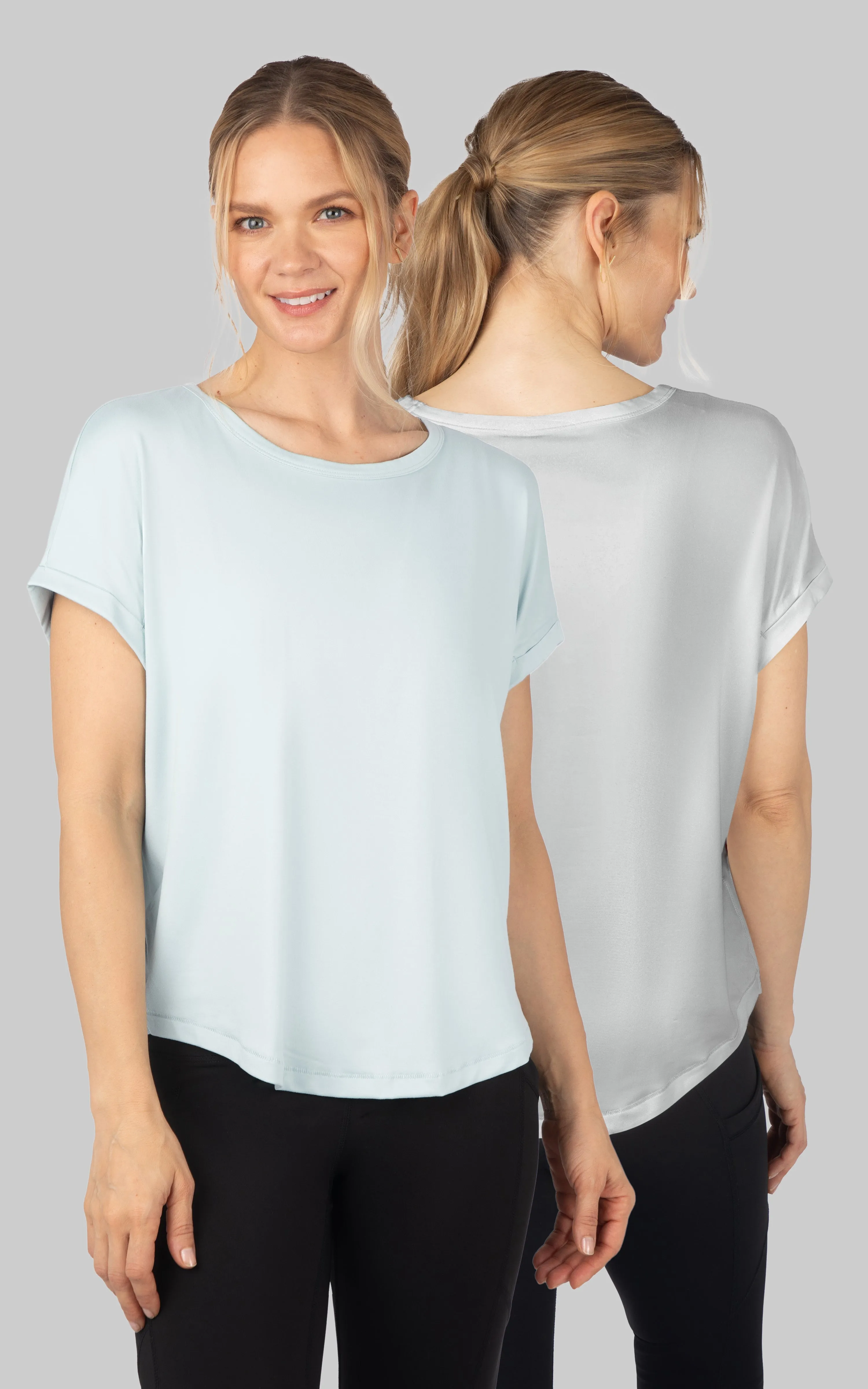 2 PK Super Soft V-Neck Short Sleeve Shirts