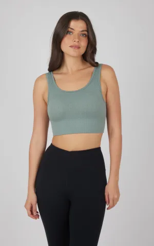 2 PK Textured Seamless Scooped Neck Bra