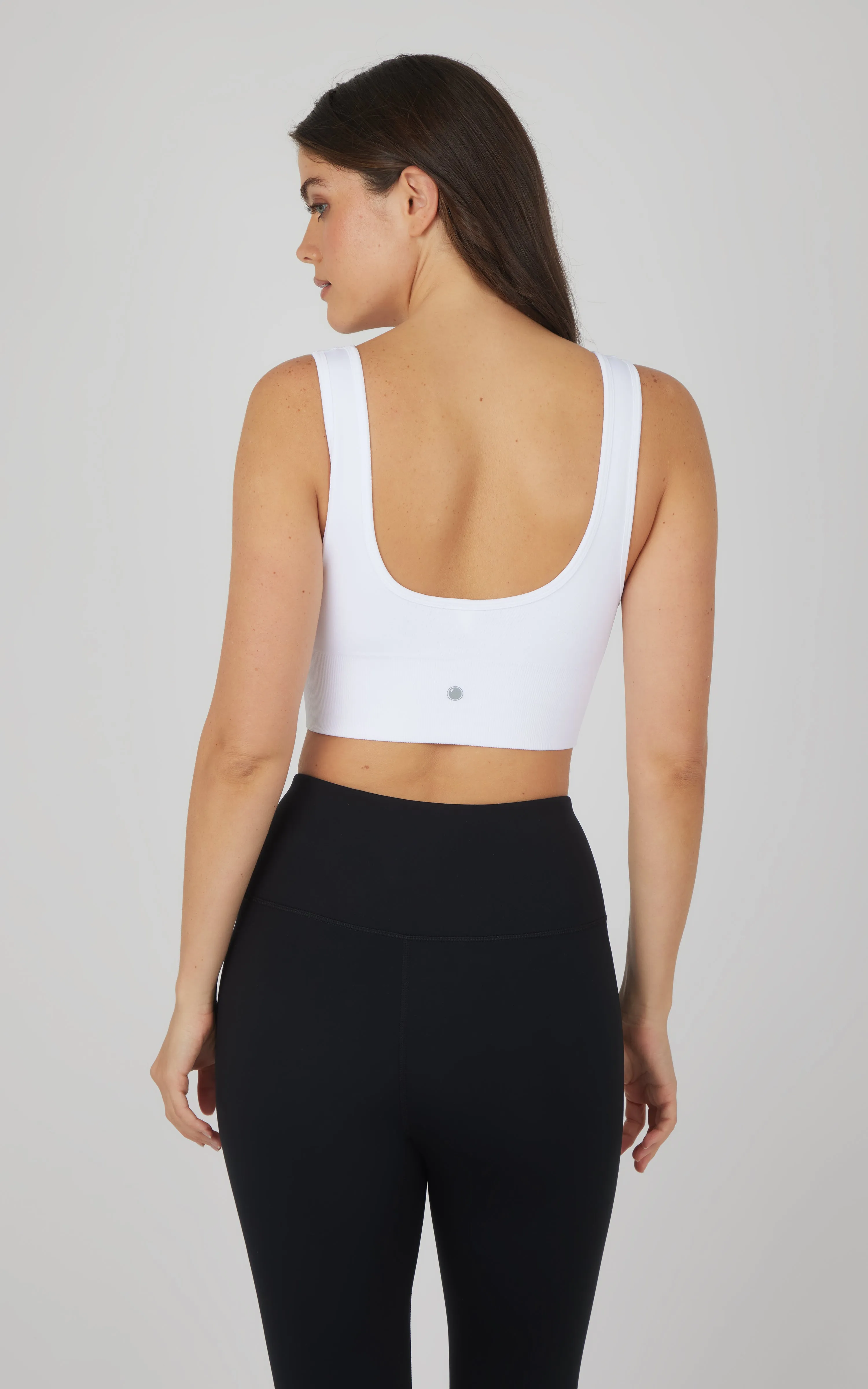 2 PK Textured Seamless Scooped Neck Bra