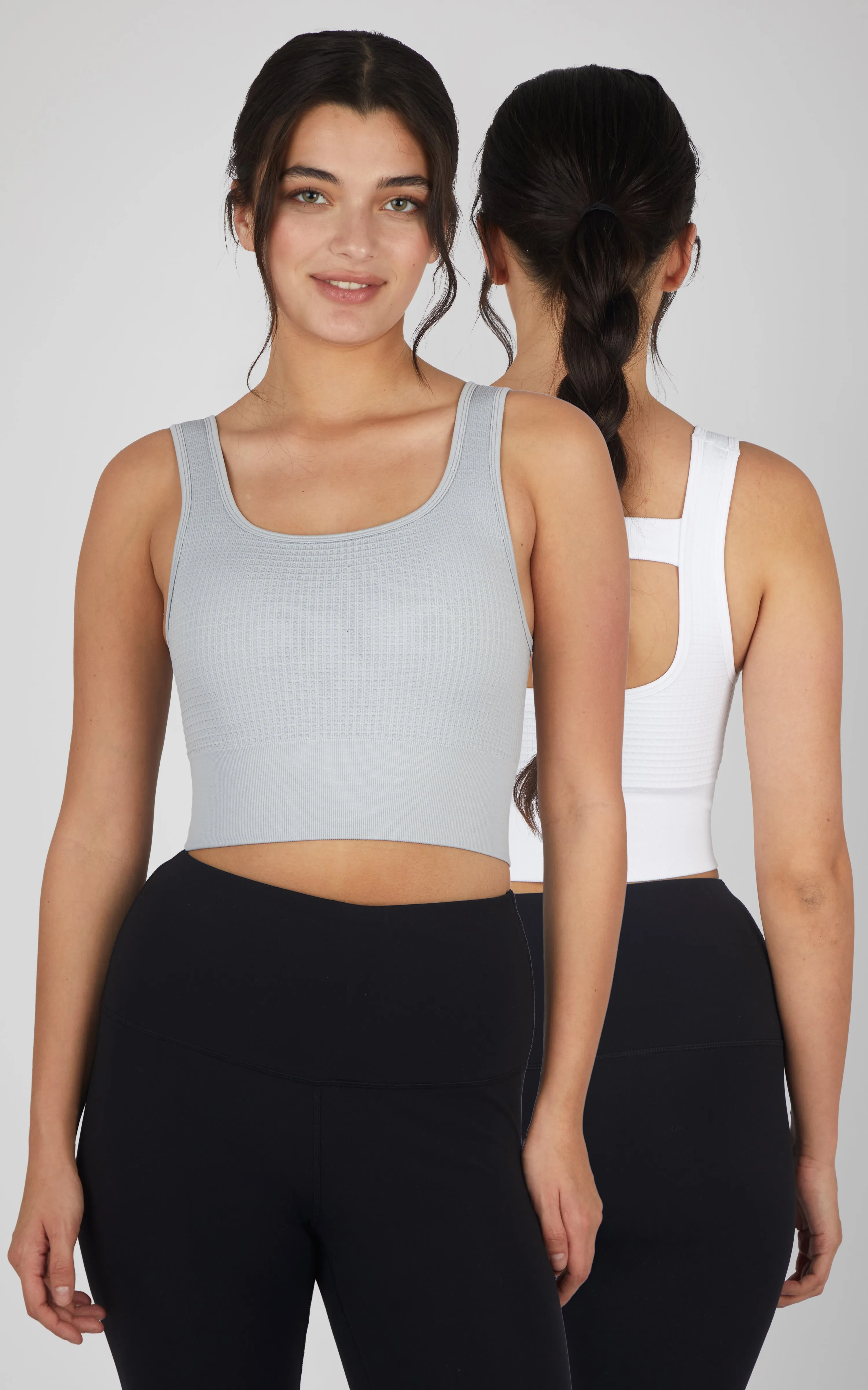 2 PK Waffle Bra