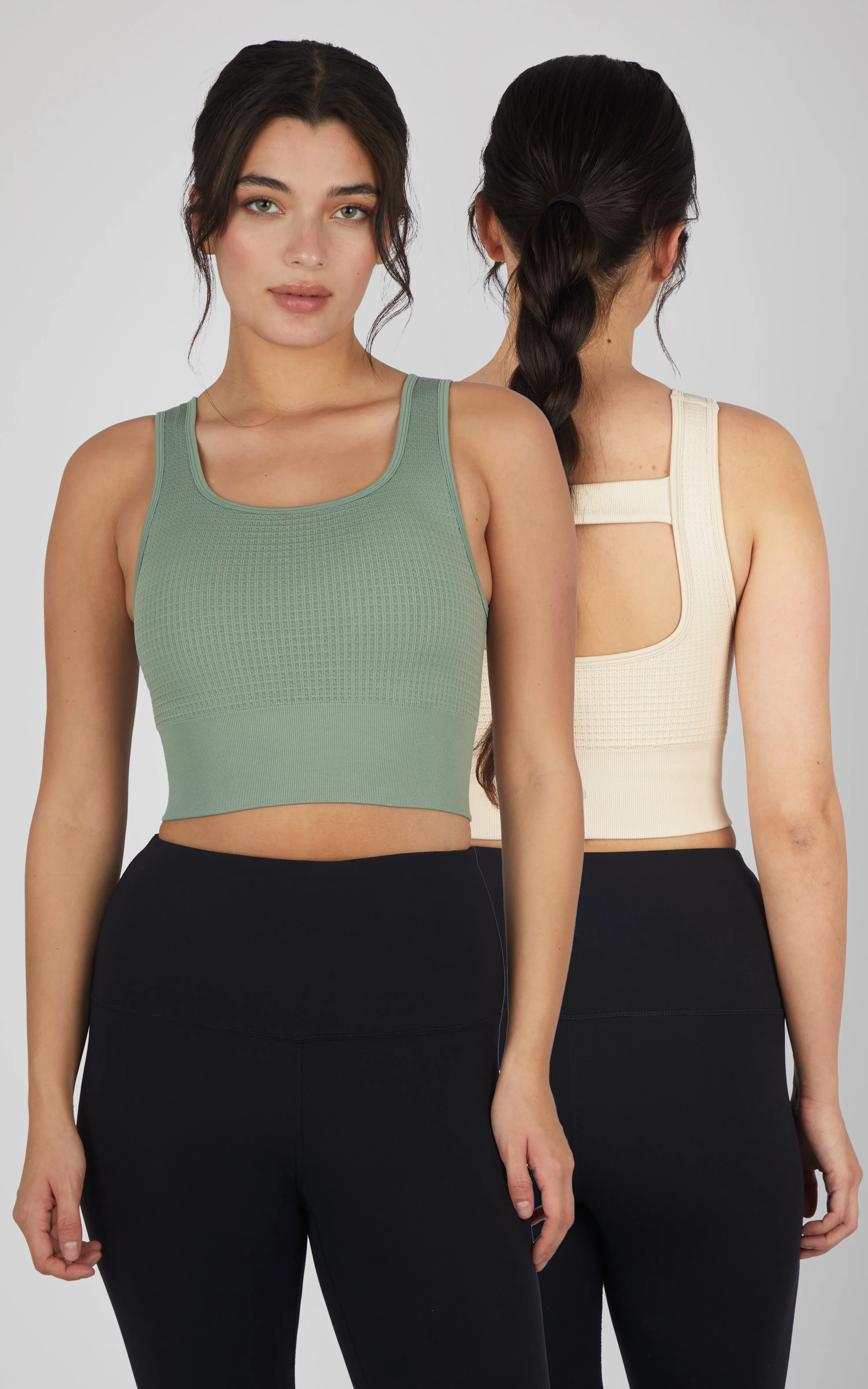 2 PK Waffle Bra