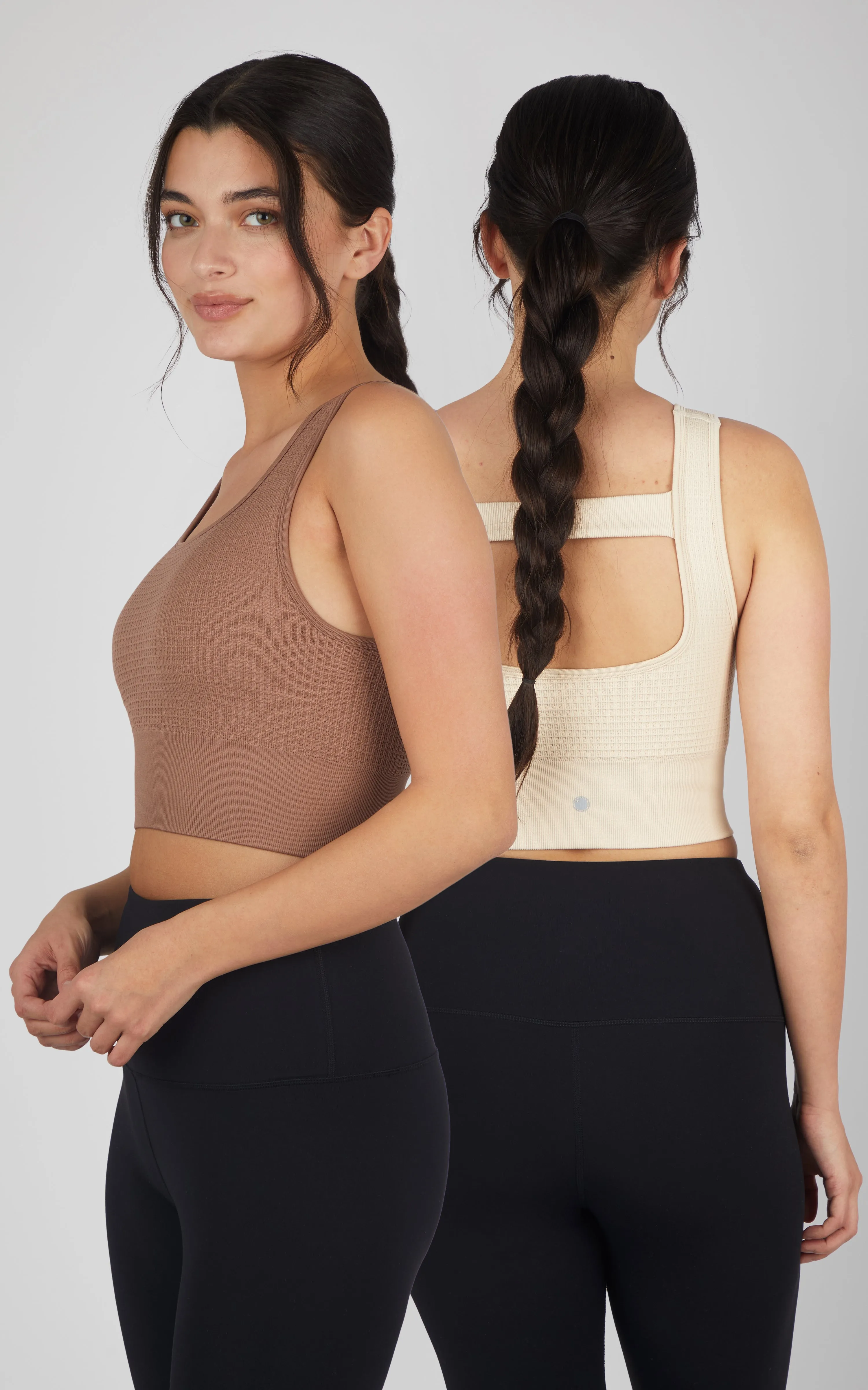 2 PK Waffle Bra