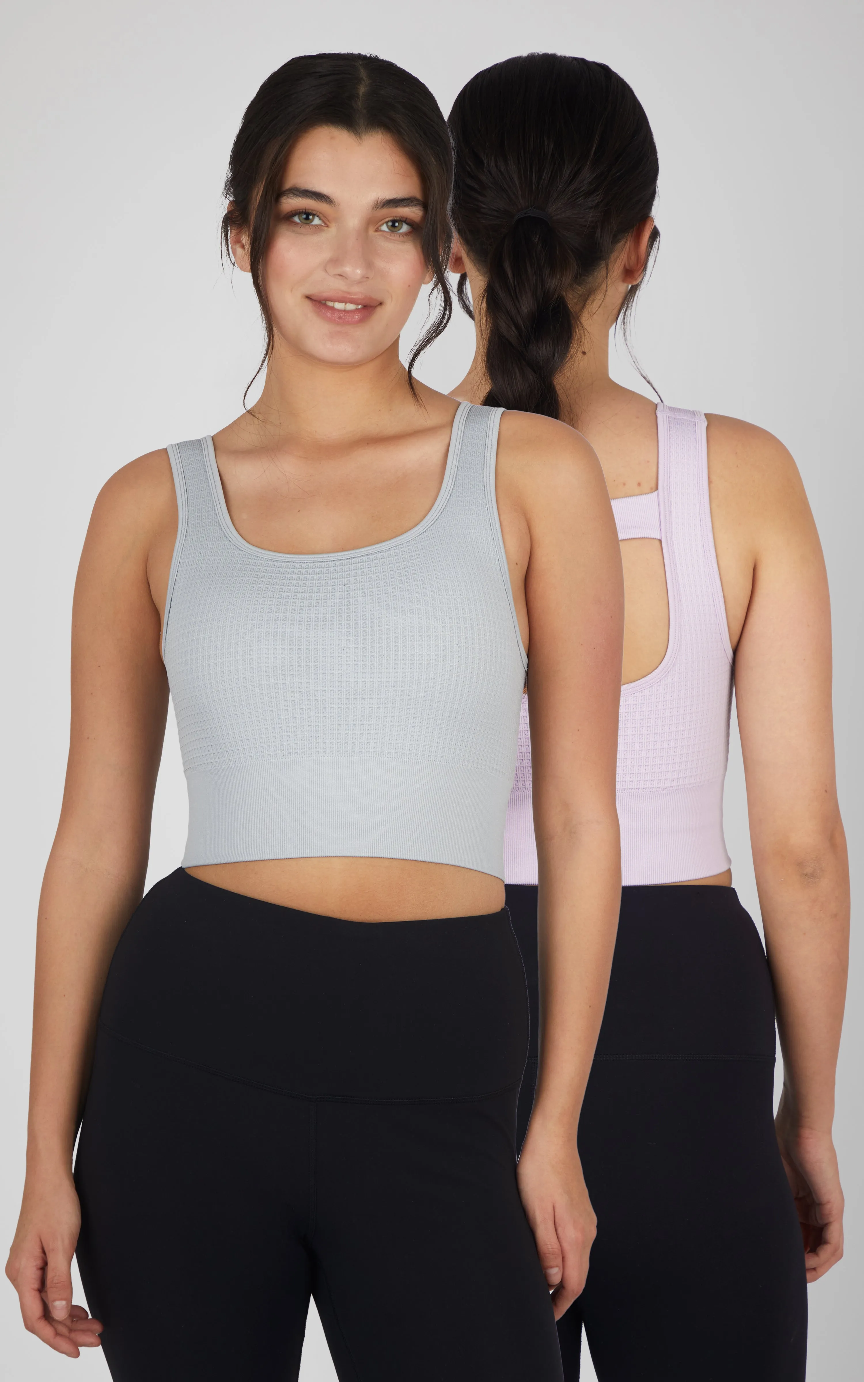 2 PK Waffle Bra