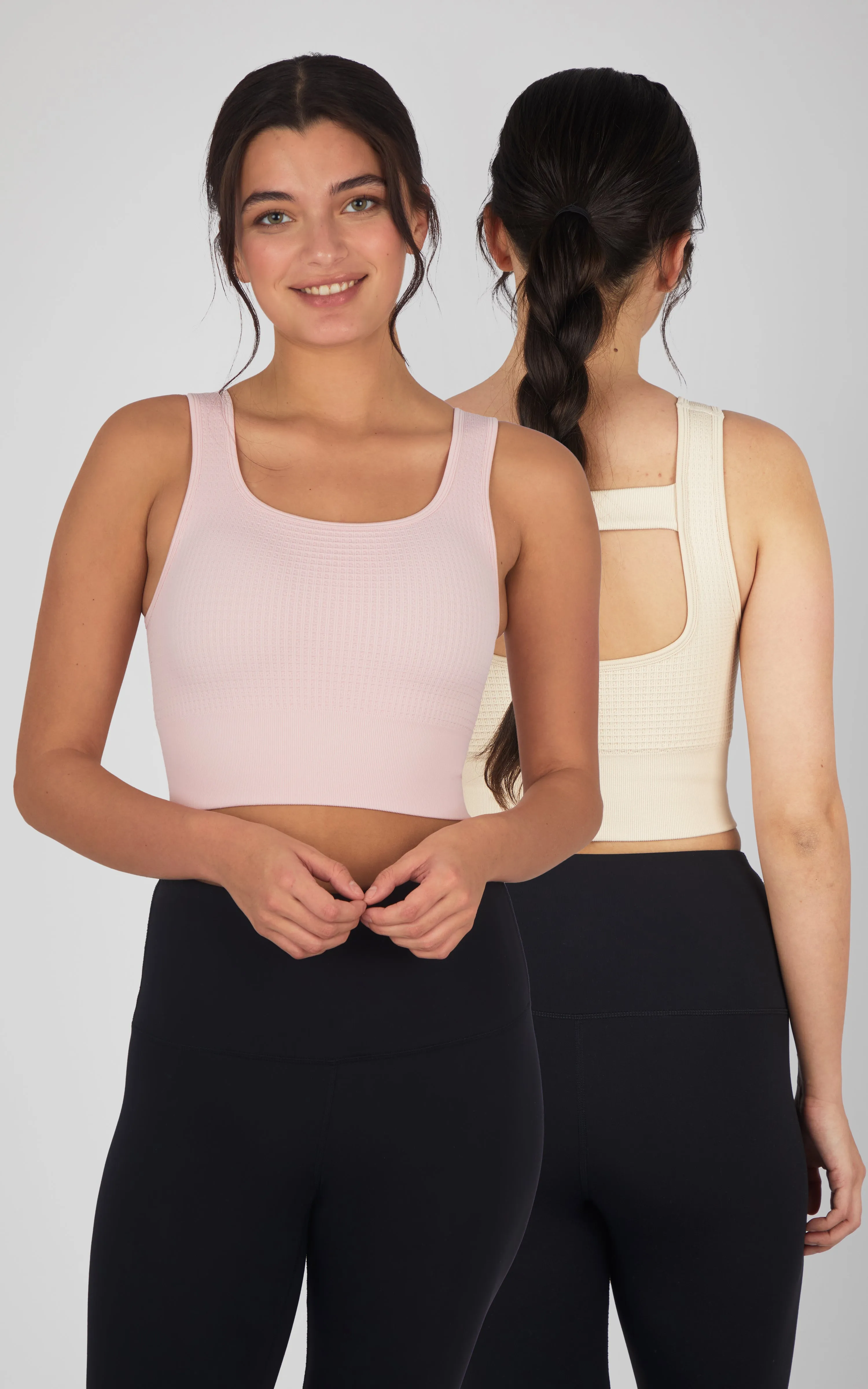 2 PK Waffle Bra