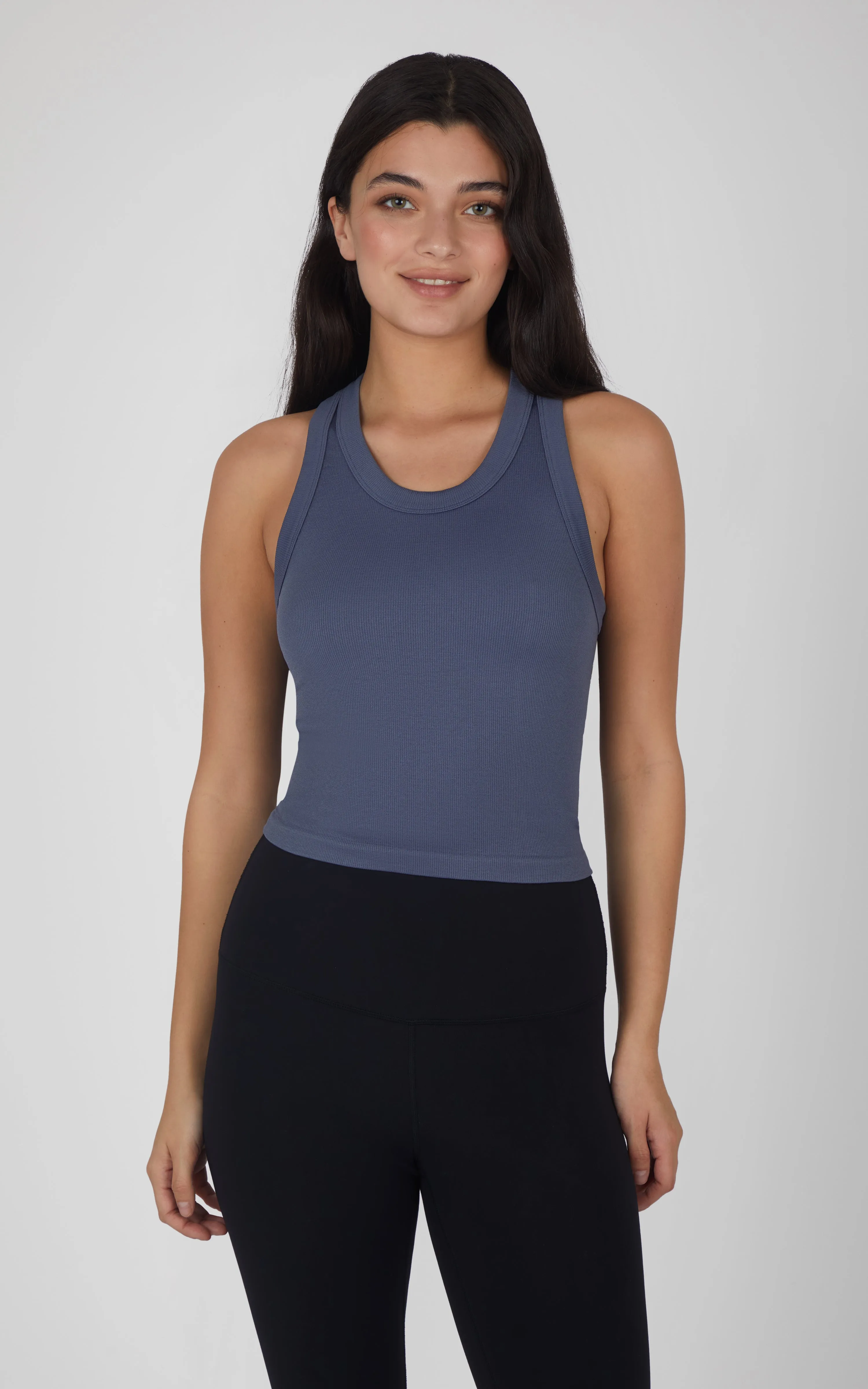3 PK Ribbed Racerback Tank