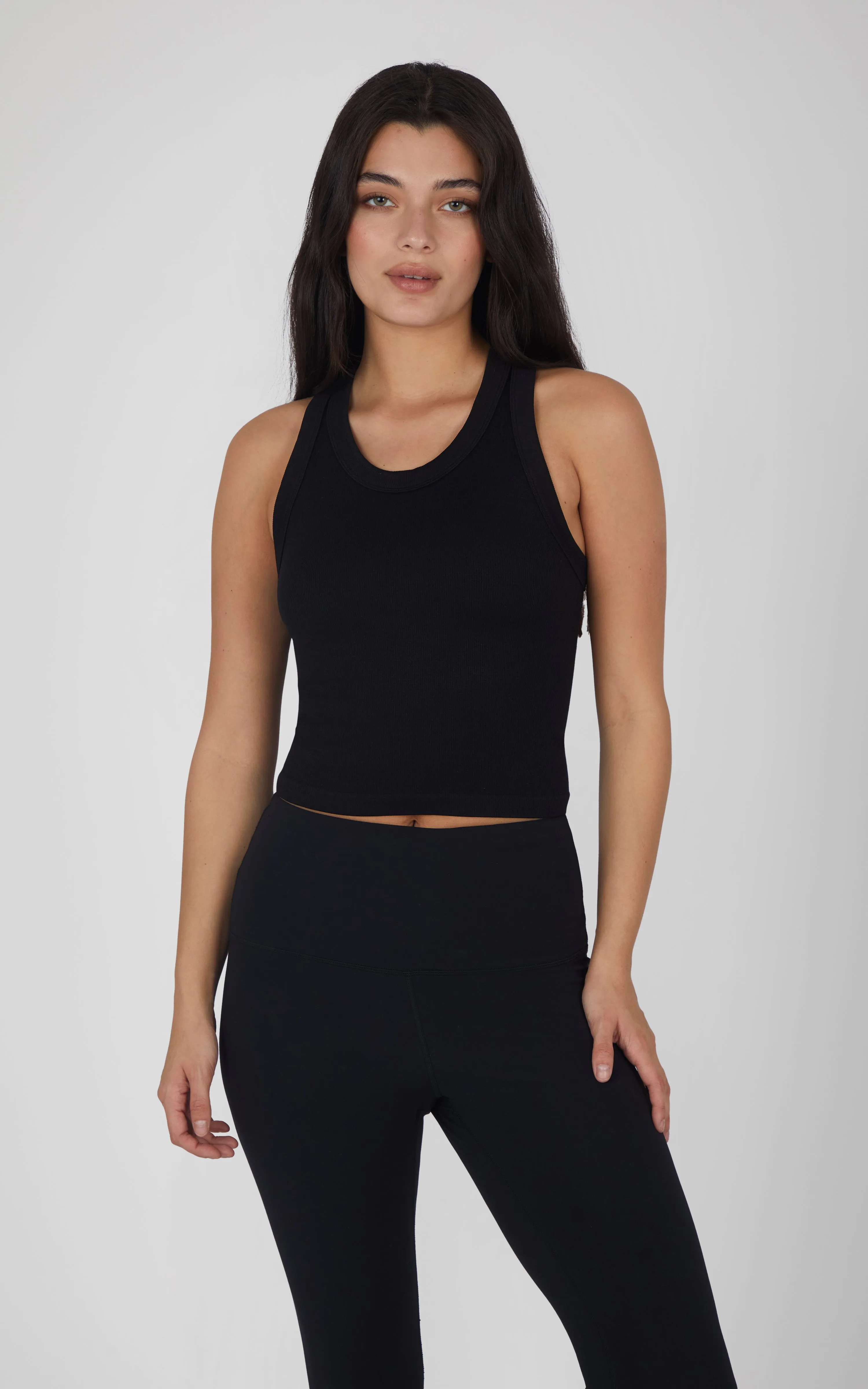 3 PK Ribbed Racerback Tank