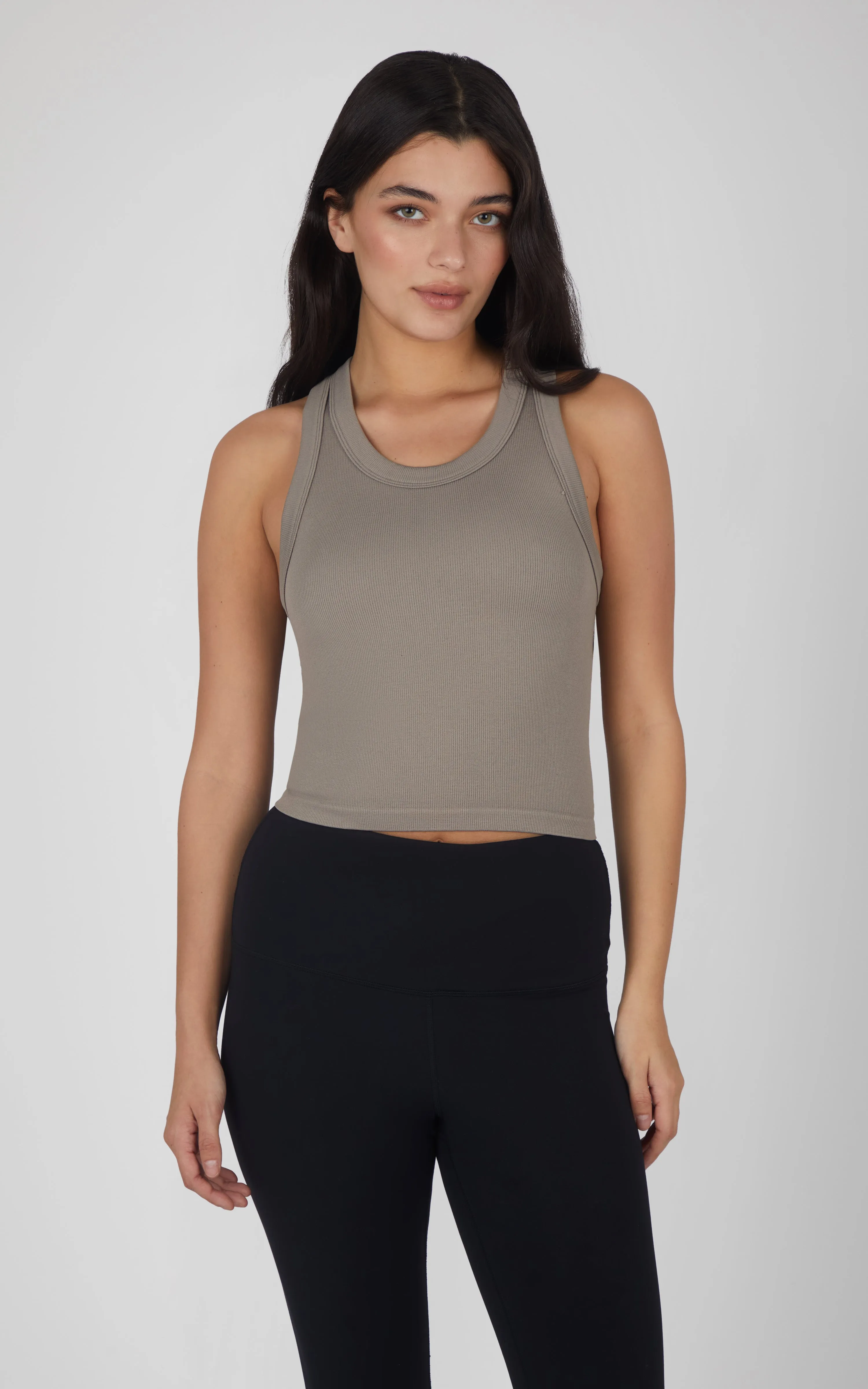 3 PK Ribbed Racerback Tank