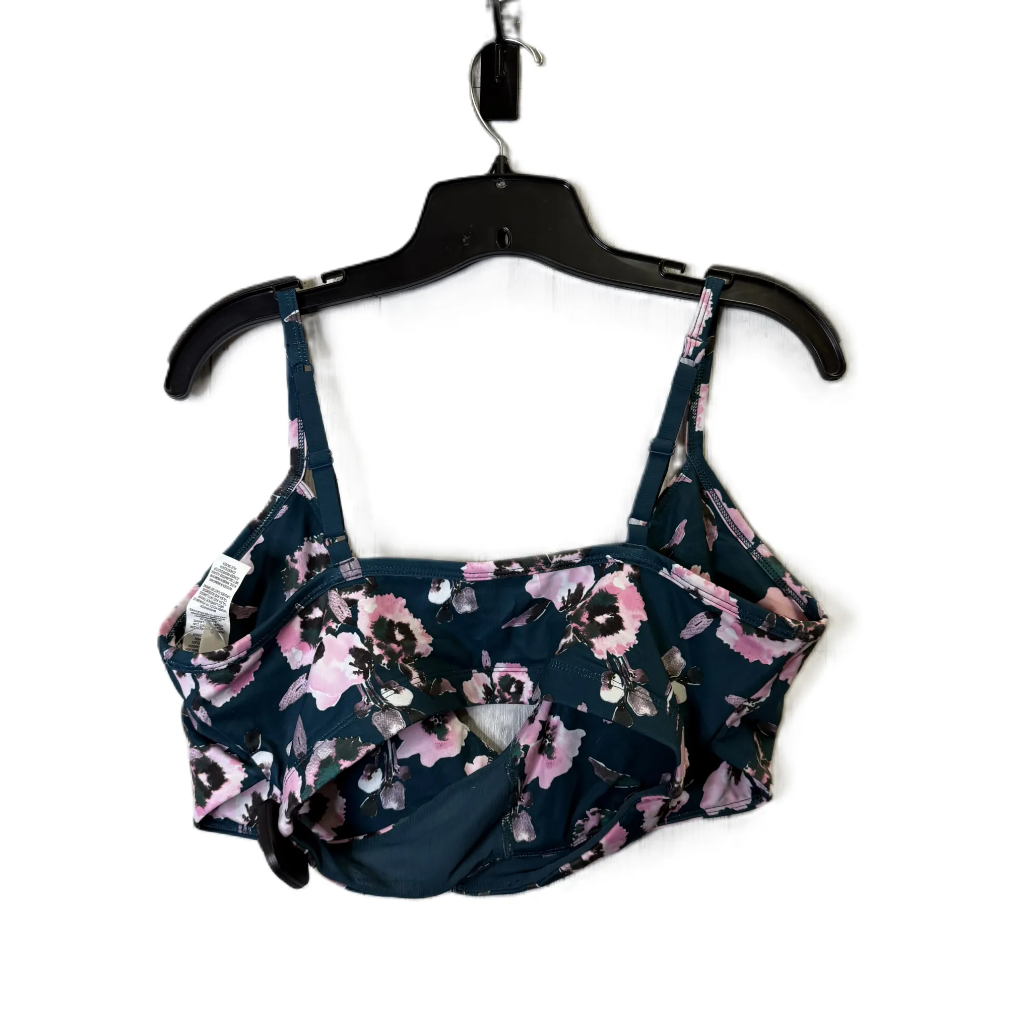 Athletic Bra By Fabletics In Floral Print, Size: L