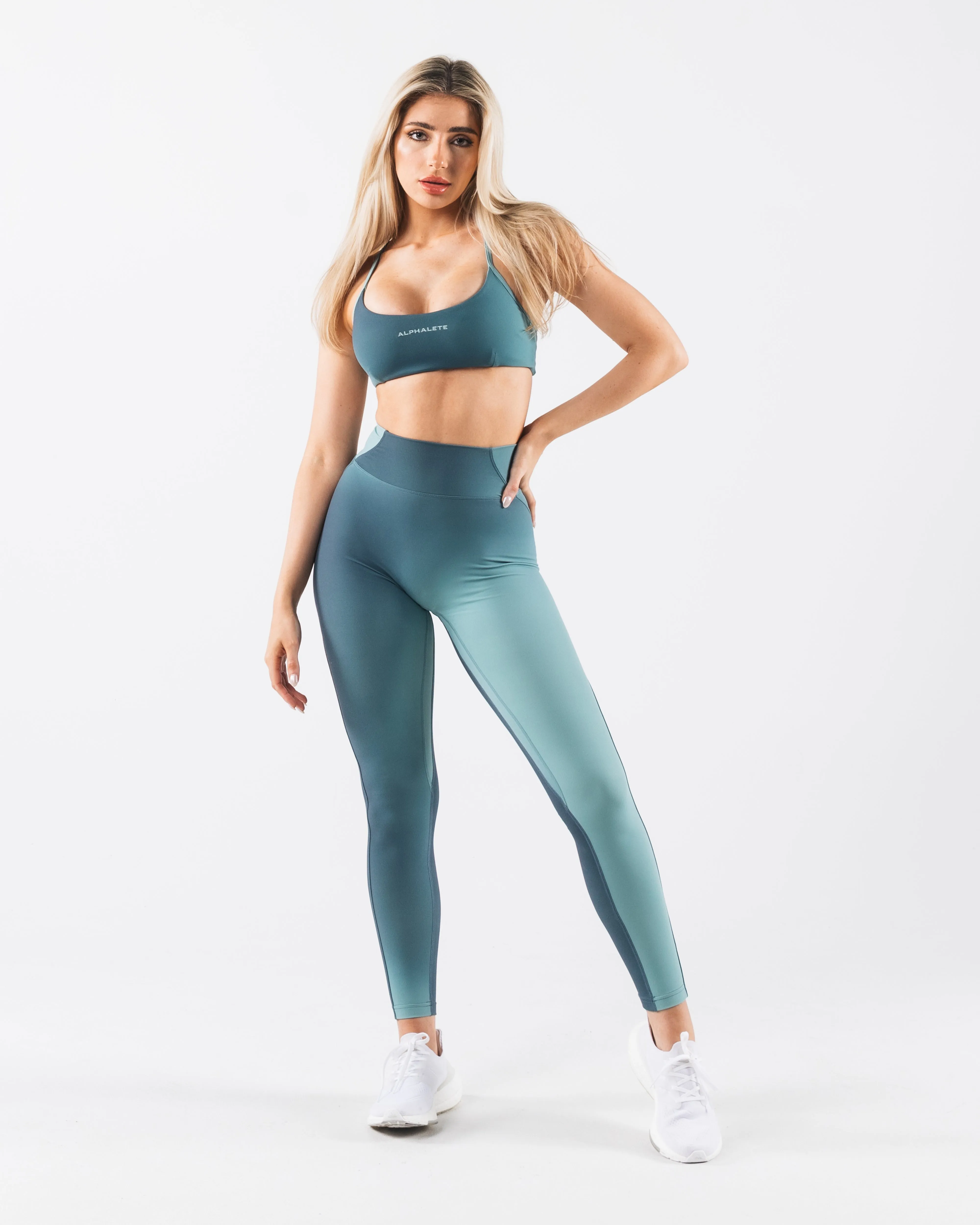 Aura 3 Strap Bra - Aura Glacier Print