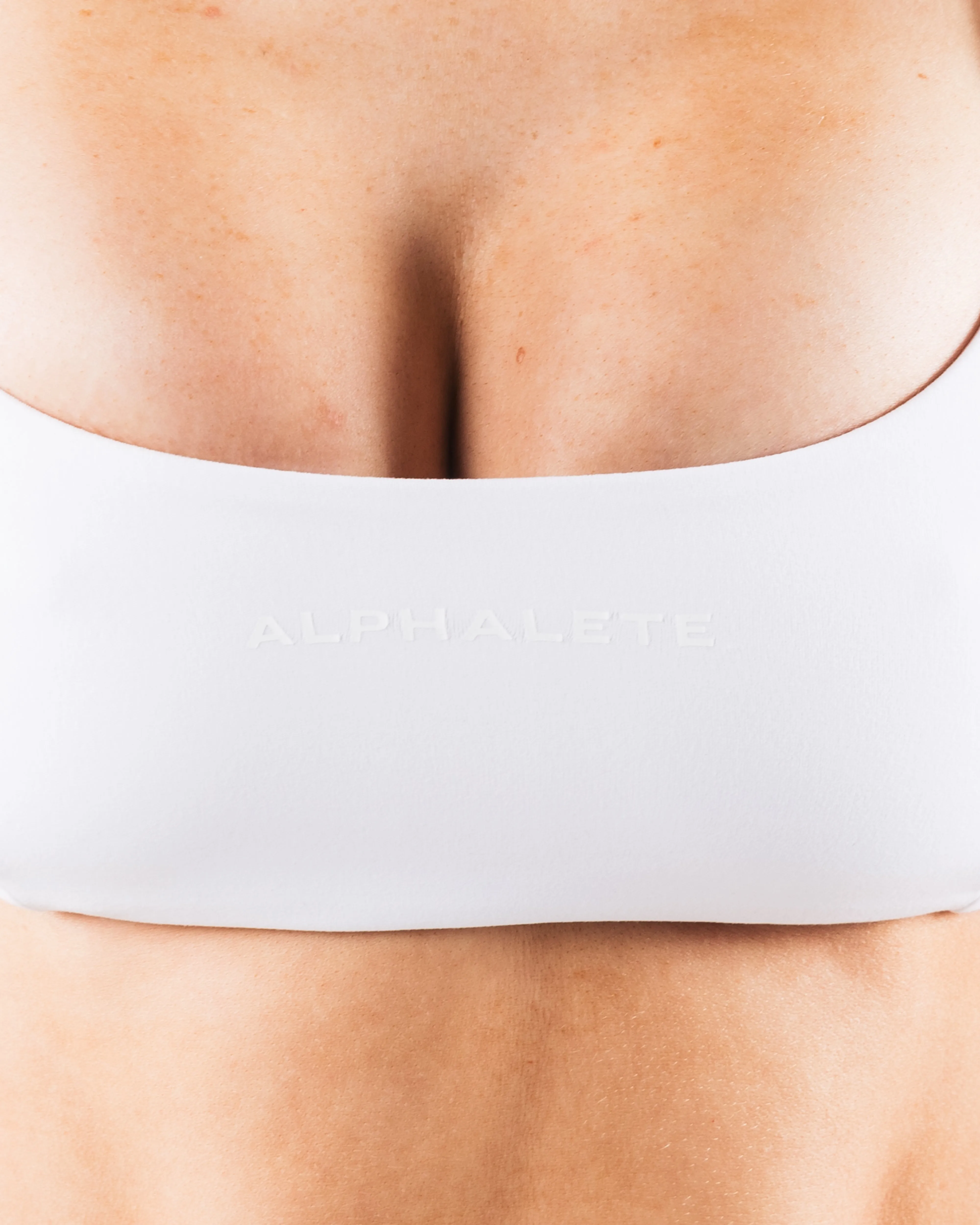 Aura 3 Strap Bra - White