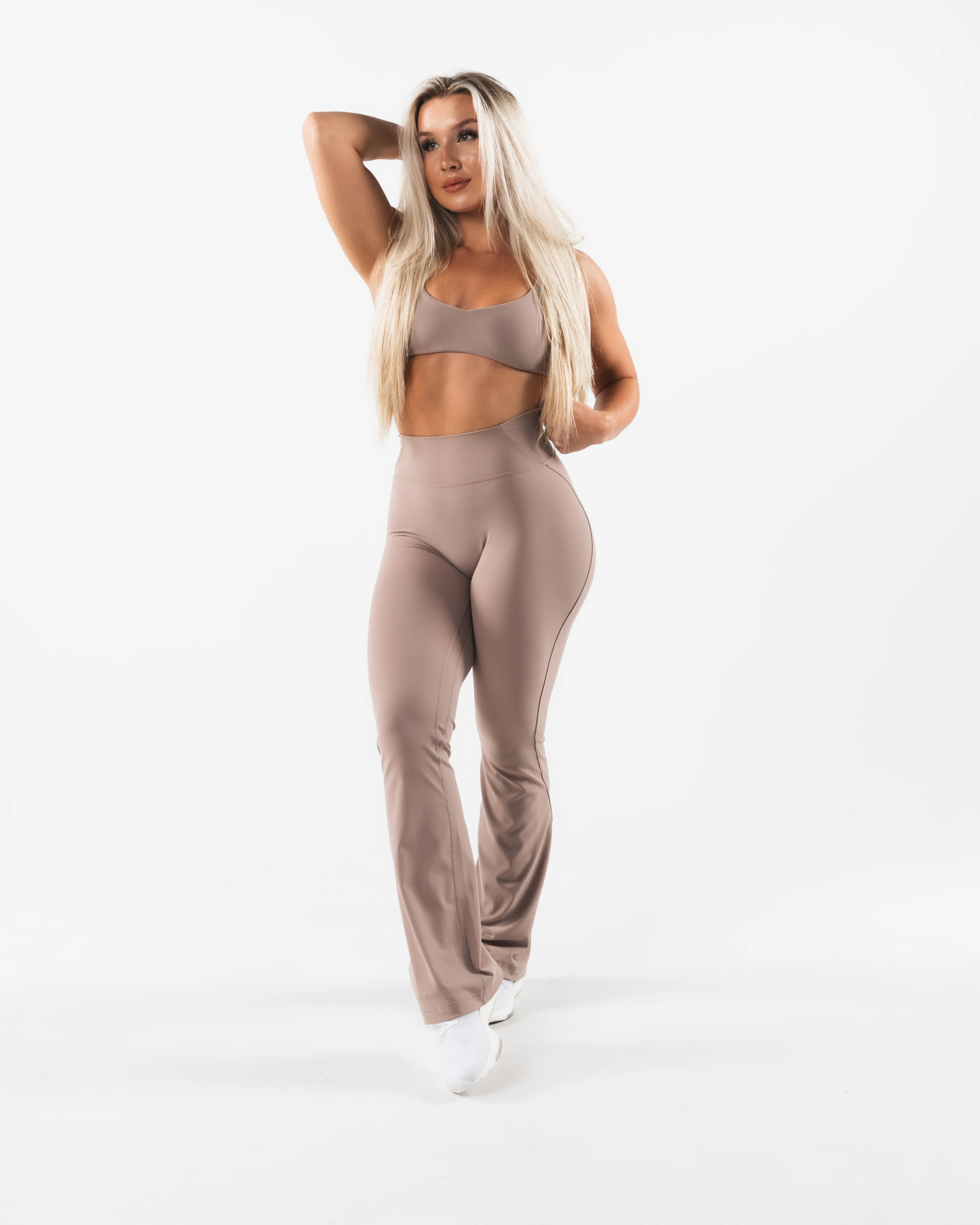 Aura Flared Pant - Sand