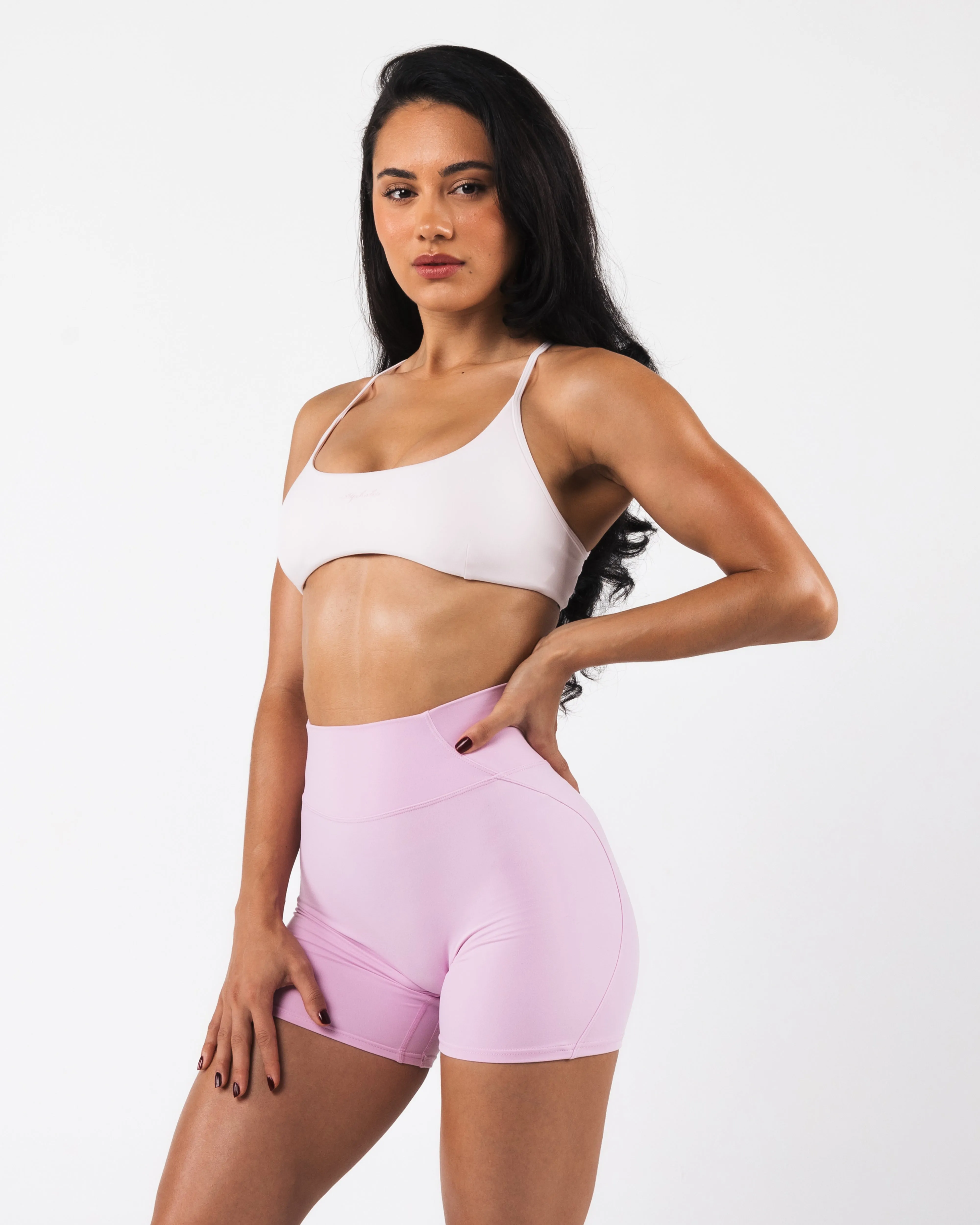 Aura Strappy Bra - Tea Rose
