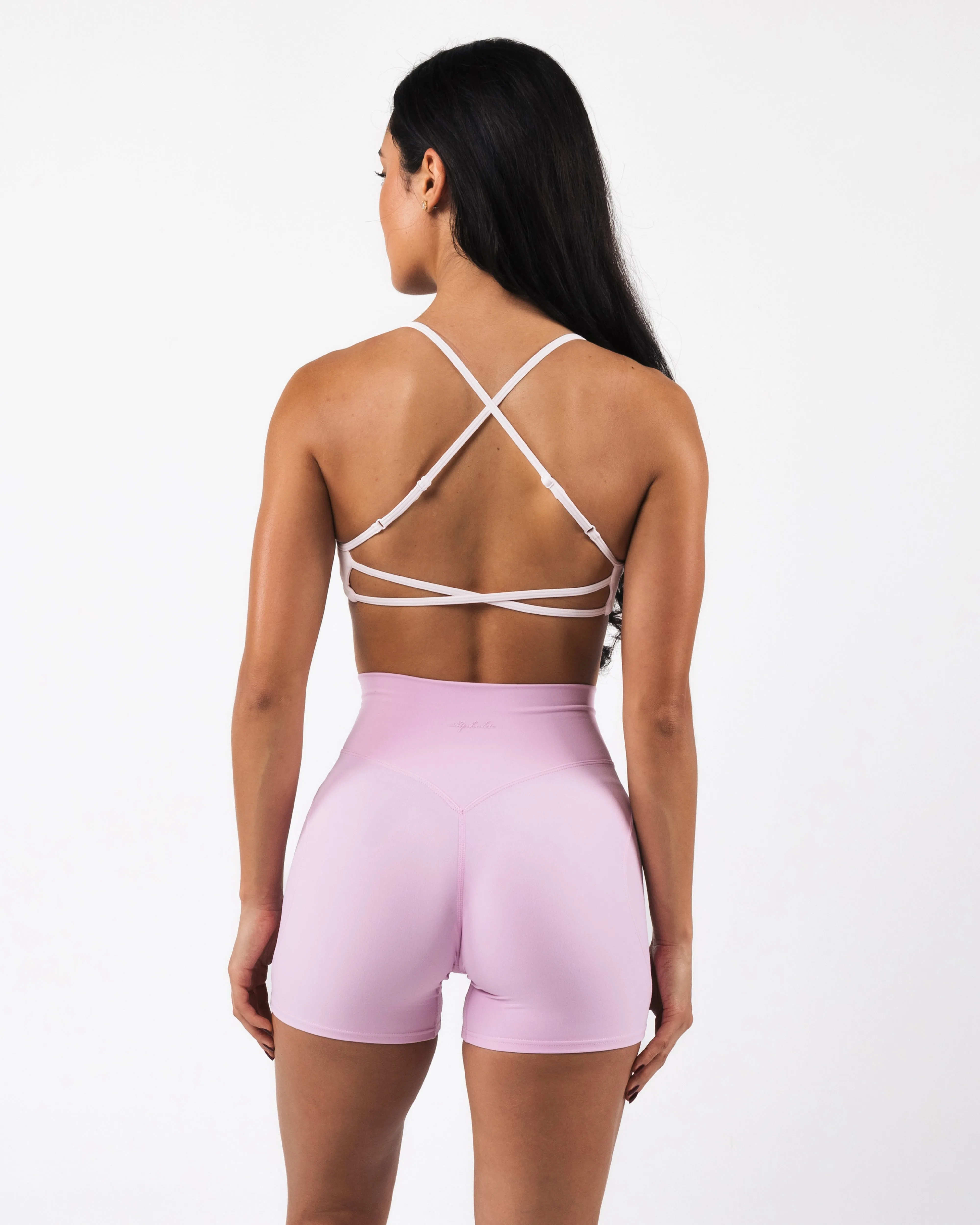 Aura Strappy Bra - Tea Rose