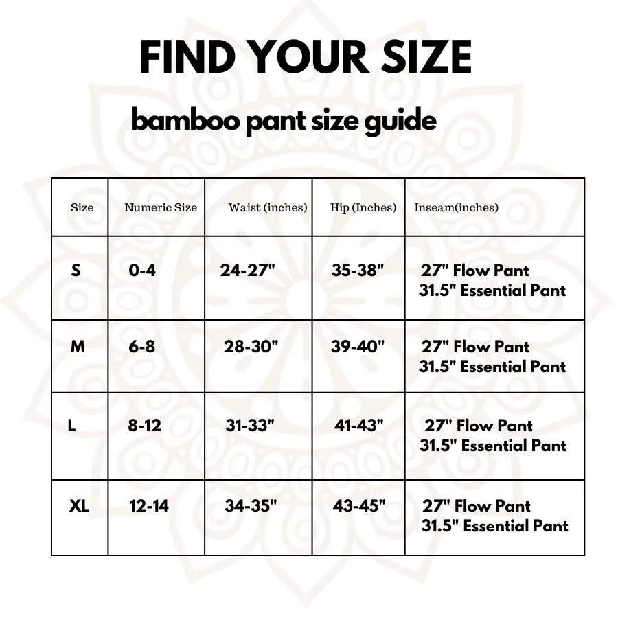 Bamboo Flow Pant ~ Heather Grey