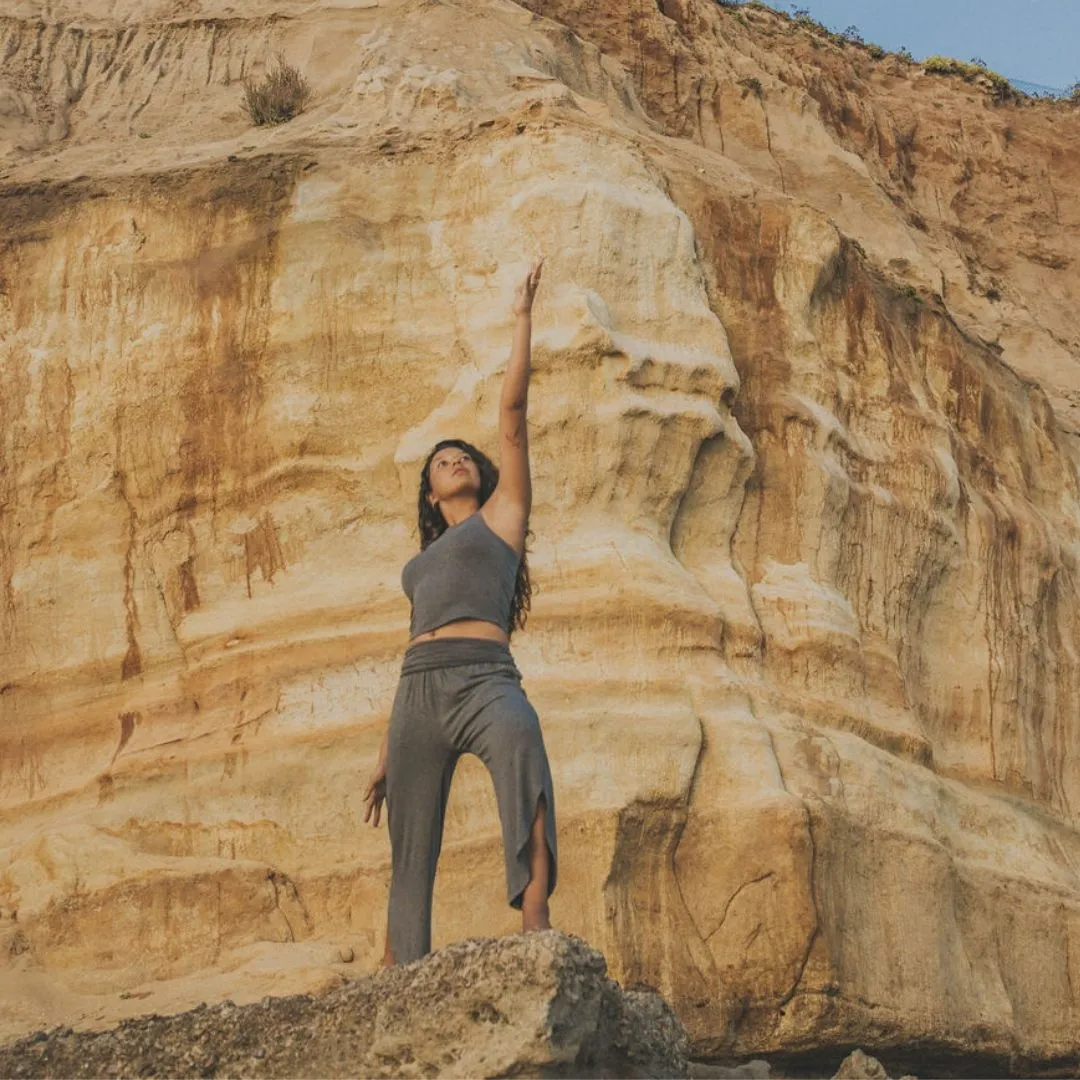Bamboo Flow Pant ~ Heather Grey
