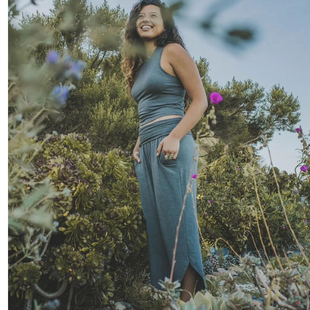 Bamboo Flow Pant ~ Heather Grey