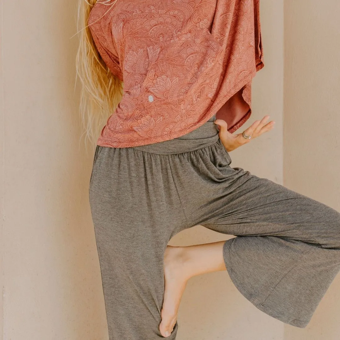 Bamboo Flow Pant ~ Heather Grey