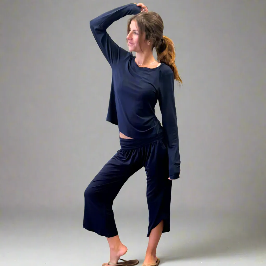 Bamboo Flow Pant ~ Midnight
