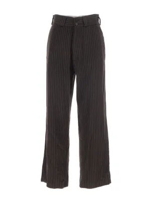 Barena High Waist Cropped Trousers