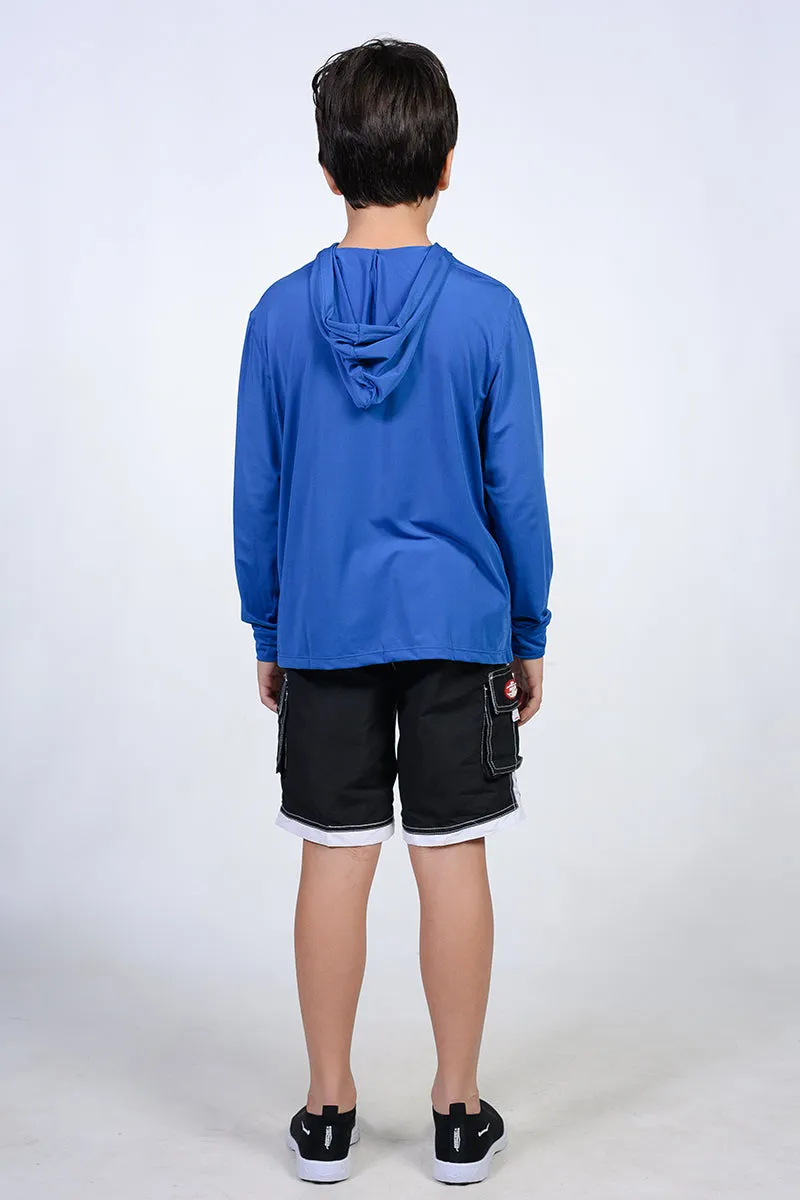 Boys color hoodies