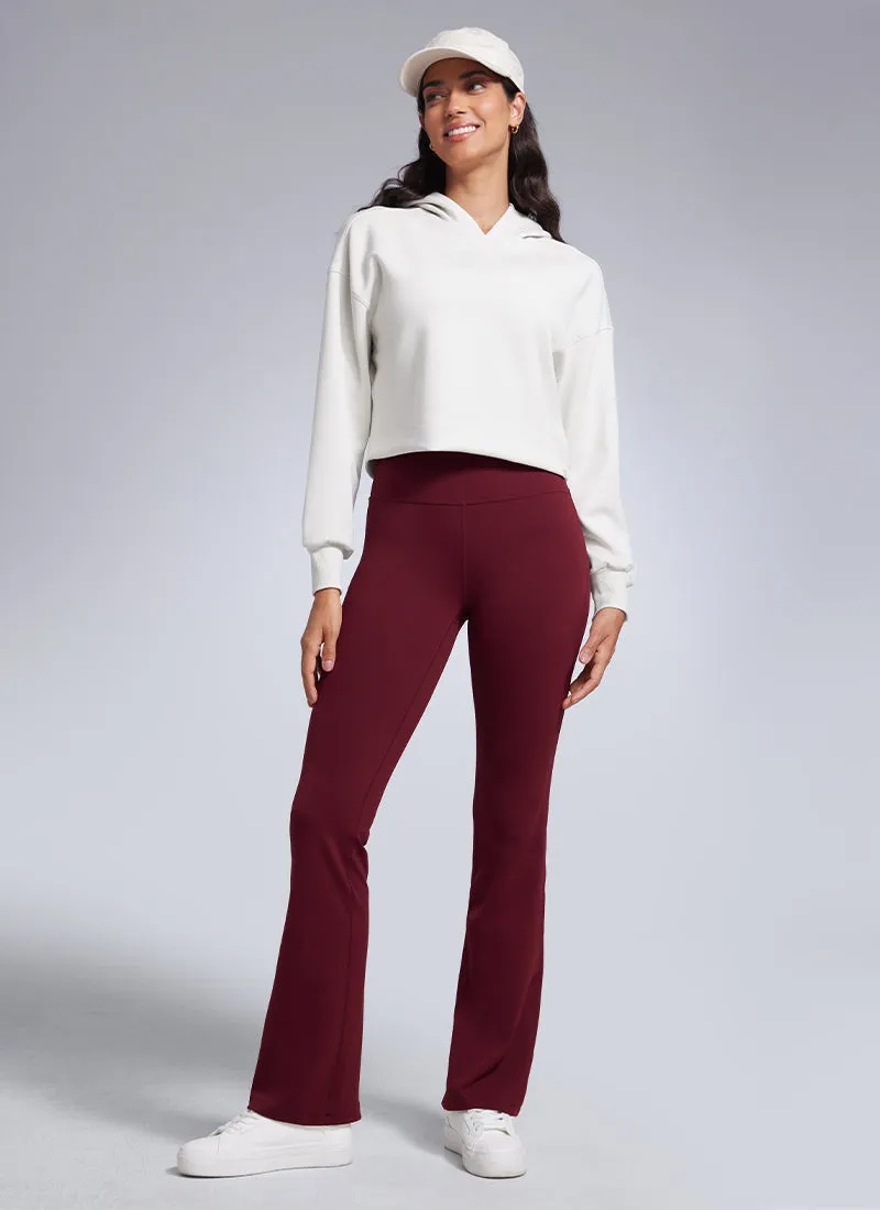 Butterbreeze High Waist Flare Wide Leg Pants 32''