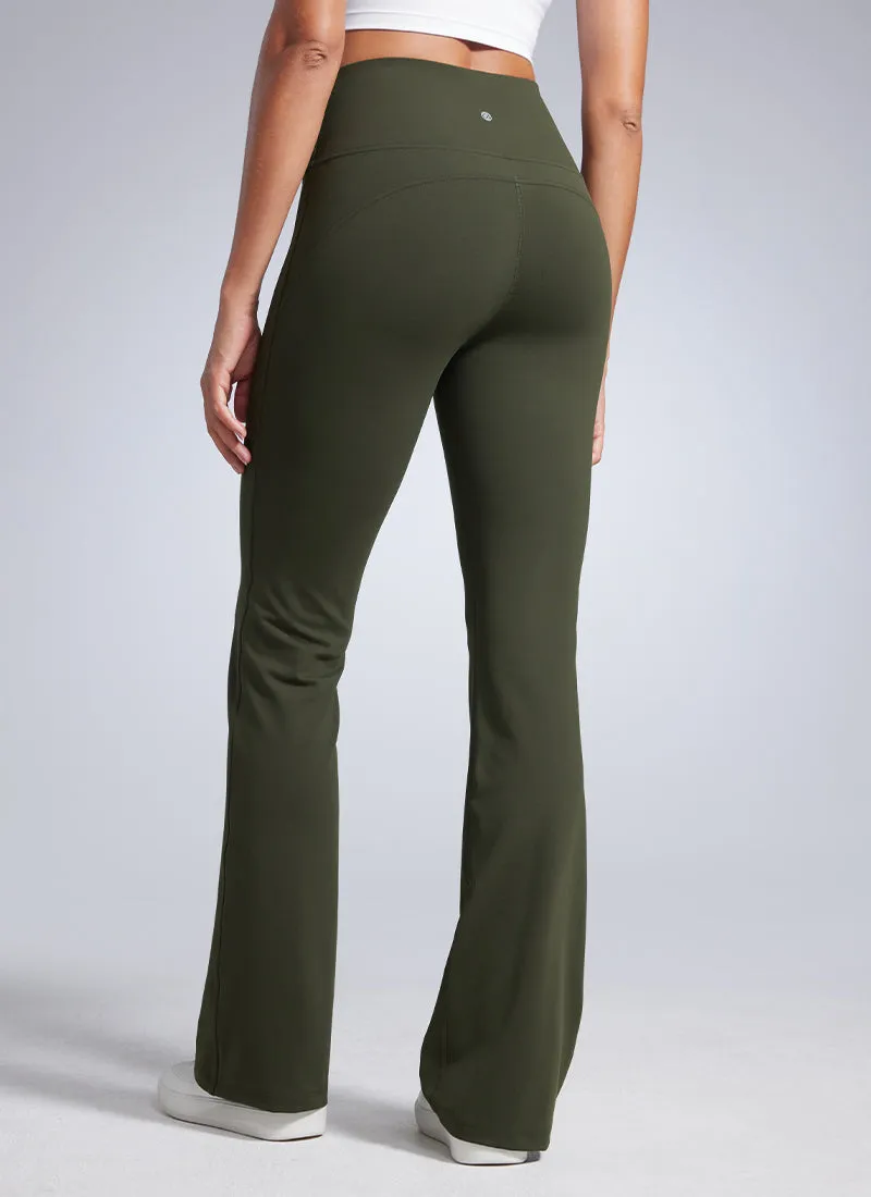 Butterbreeze High Waist Flare Wide Leg Pants 32''