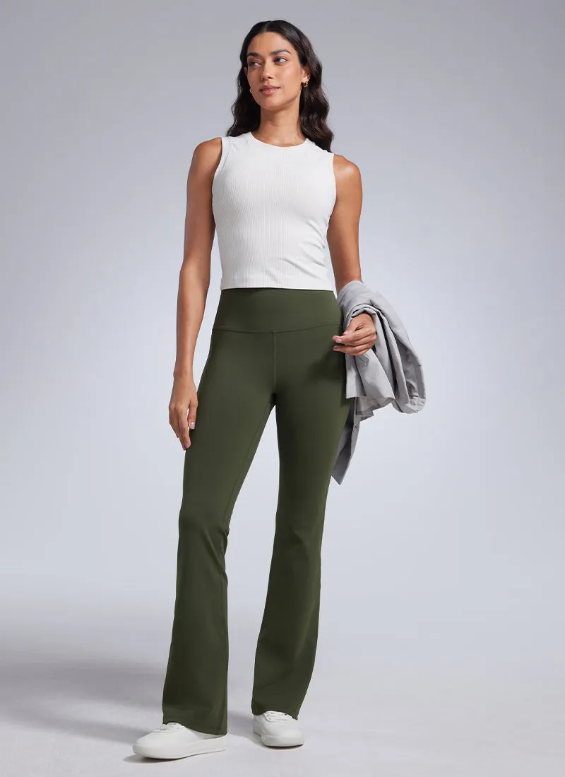 Butterbreeze High Waist Flare Wide Leg Pants 32''