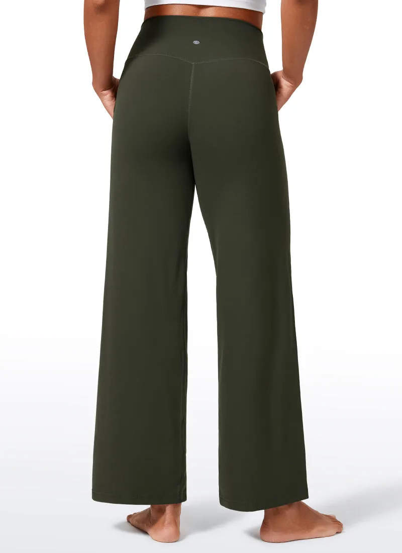 Butterlift® High Waisted Wide Leg Pants with Pockets 29"