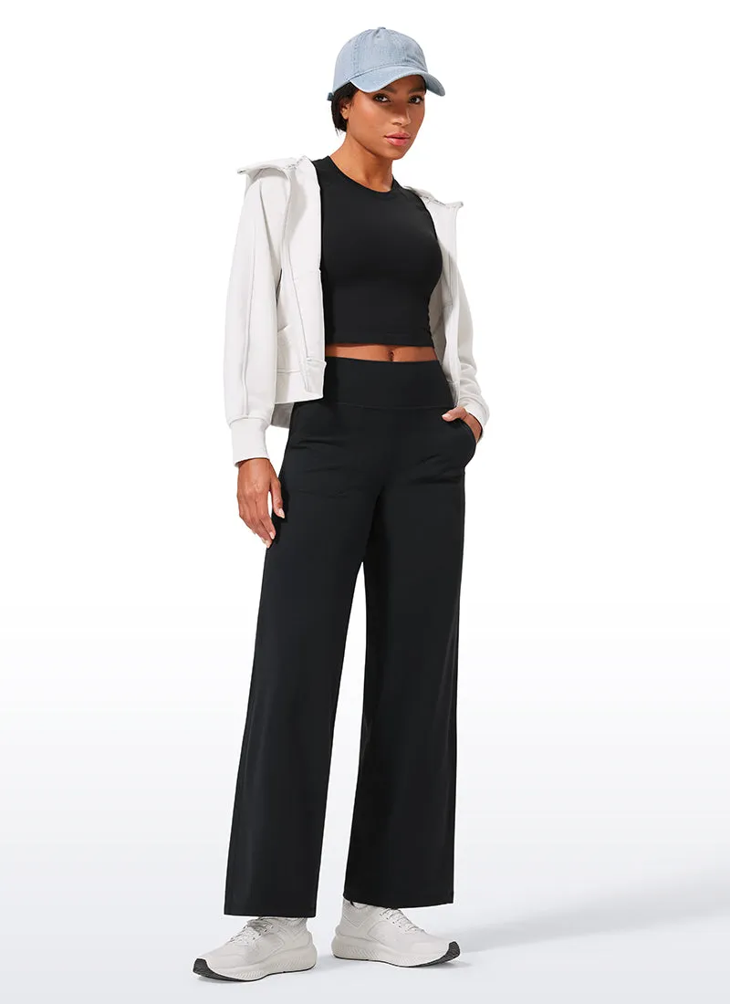Butterlift® High Waisted Wide Leg Pants with Pockets 29"