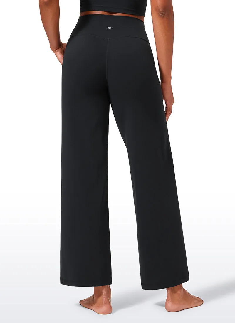 Butterlift® High Waisted Wide Leg Pants with Pockets 29"