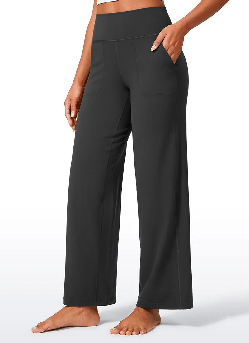 Butterlift® High Waisted Wide Leg Pants with Pockets 29"