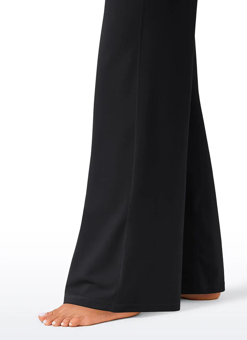Butterlift® High Waisted Wide Leg Pants with Pockets 33"