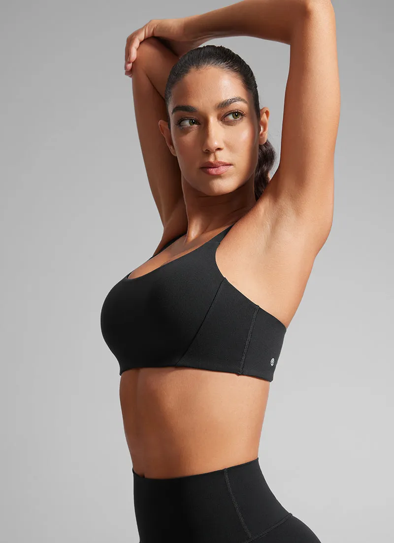 Butterlift Scoop Neck Padded Bras Adjustable Straps