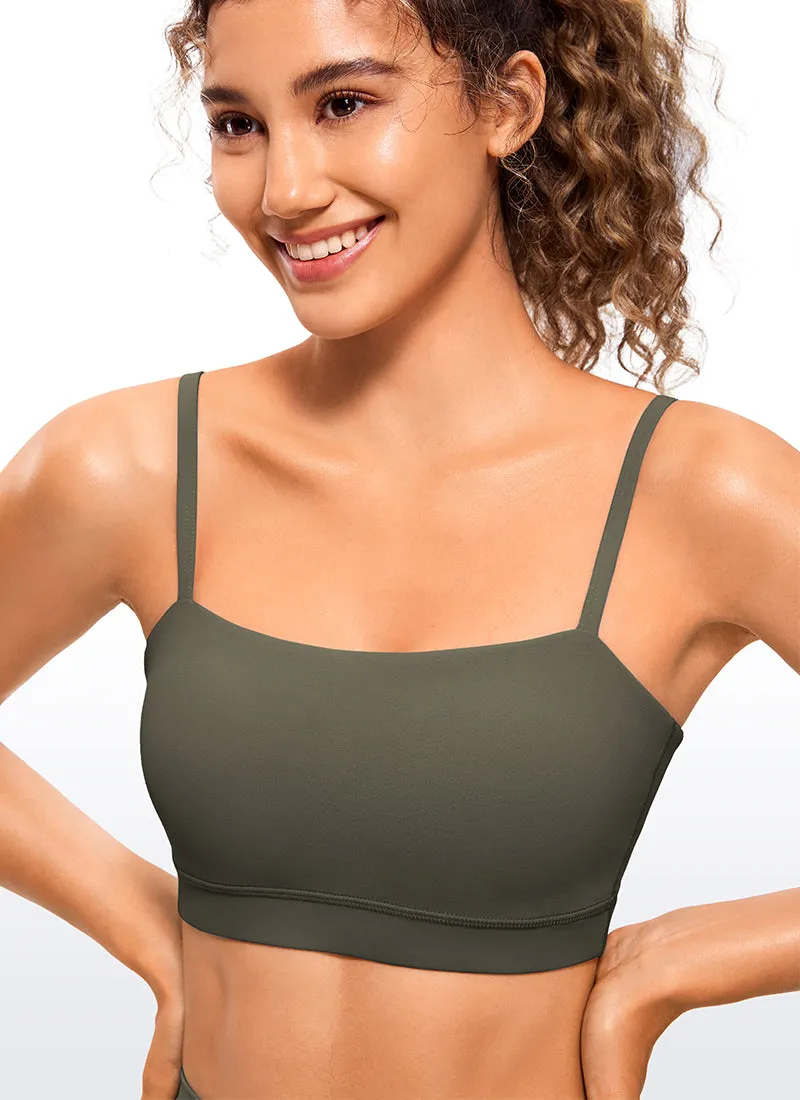 Butterluxe Adjustable Spaghetti Thin Strap Sports Bra