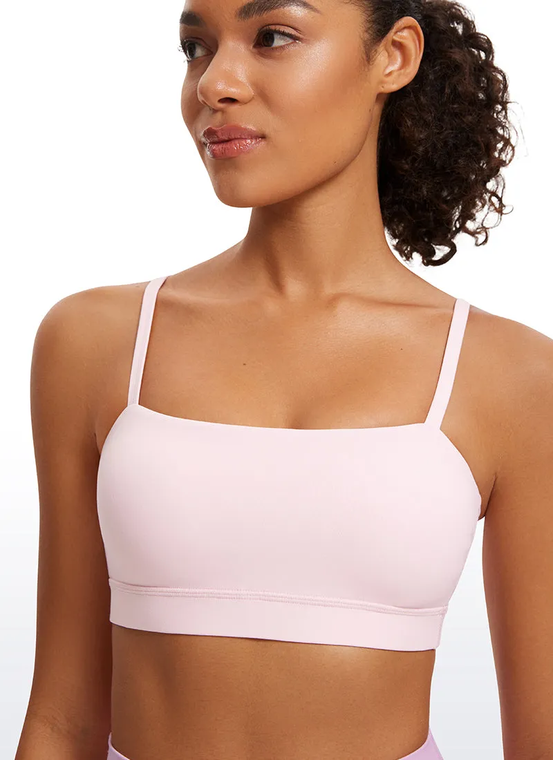 Butterluxe Adjustable Spaghetti Thin Strap Sports Bra