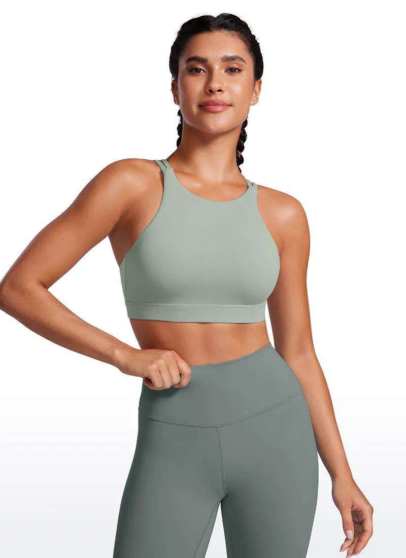 Butterluxe Bra High Neck Longline Criss Cross Back