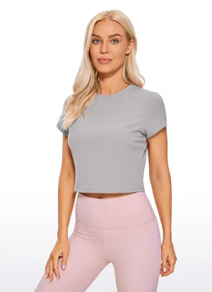 Butterluxe Cropped Short Sleeve