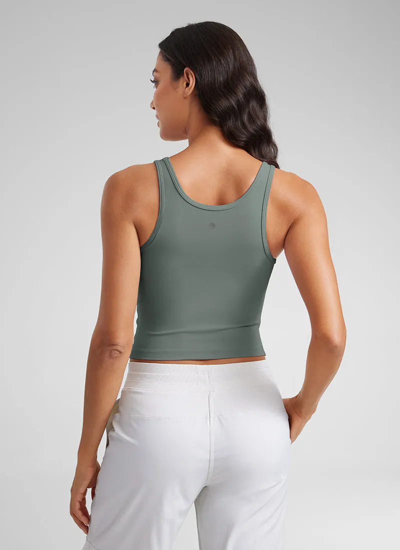 Butterluxe Double Lined Scoop Neck Tank Top
