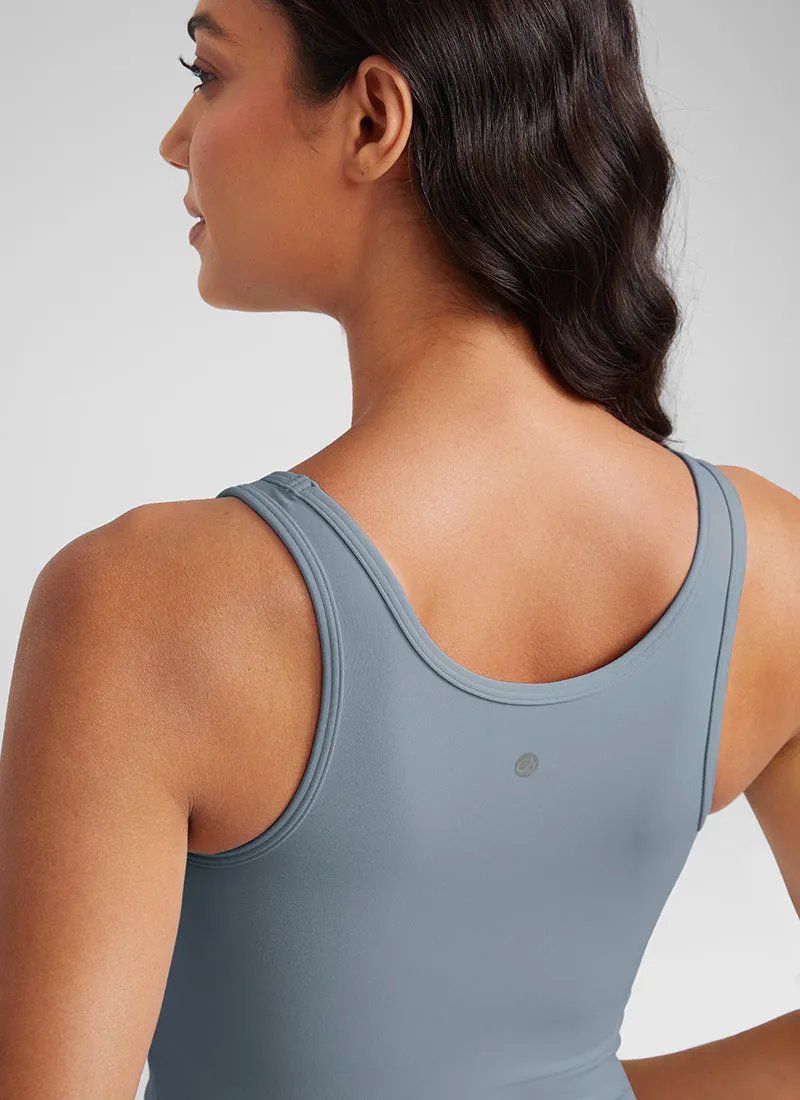 Butterluxe Double Lined Scoop Neck Tank Top